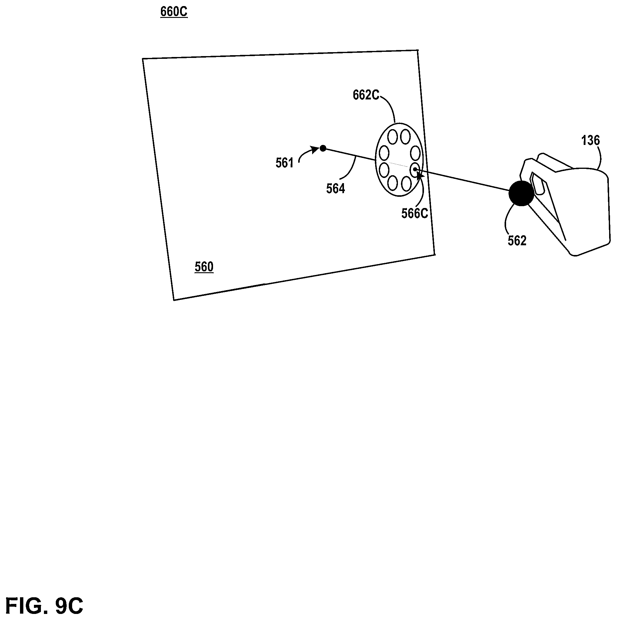 Patent US12099693 Figure 20 – Detecting input in artificial reality systems based on a pinch and pull gesture