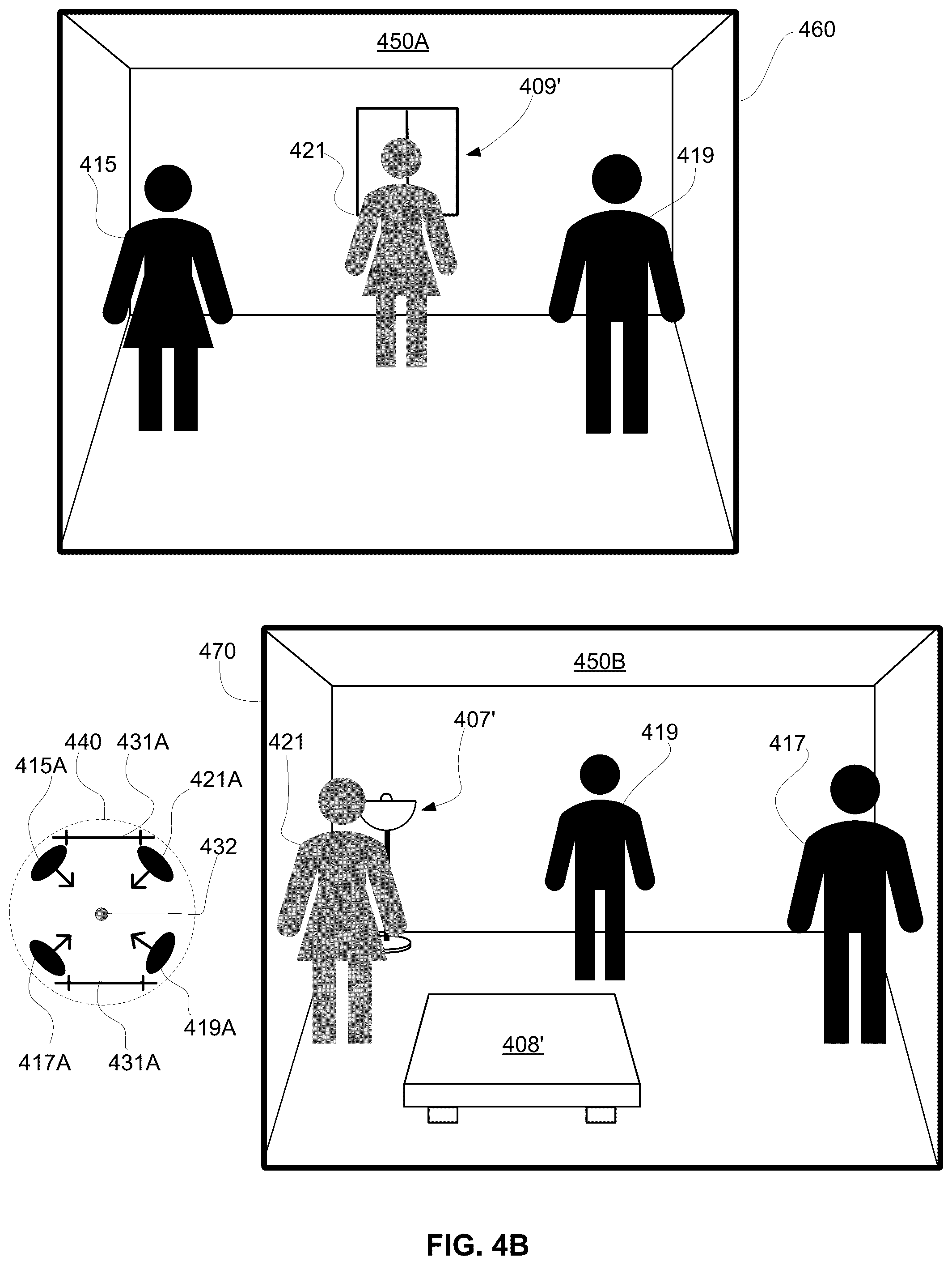 Patent US12099695 Figure 5 – Systems and methods of managing spatial groups in multi-user communication sessions