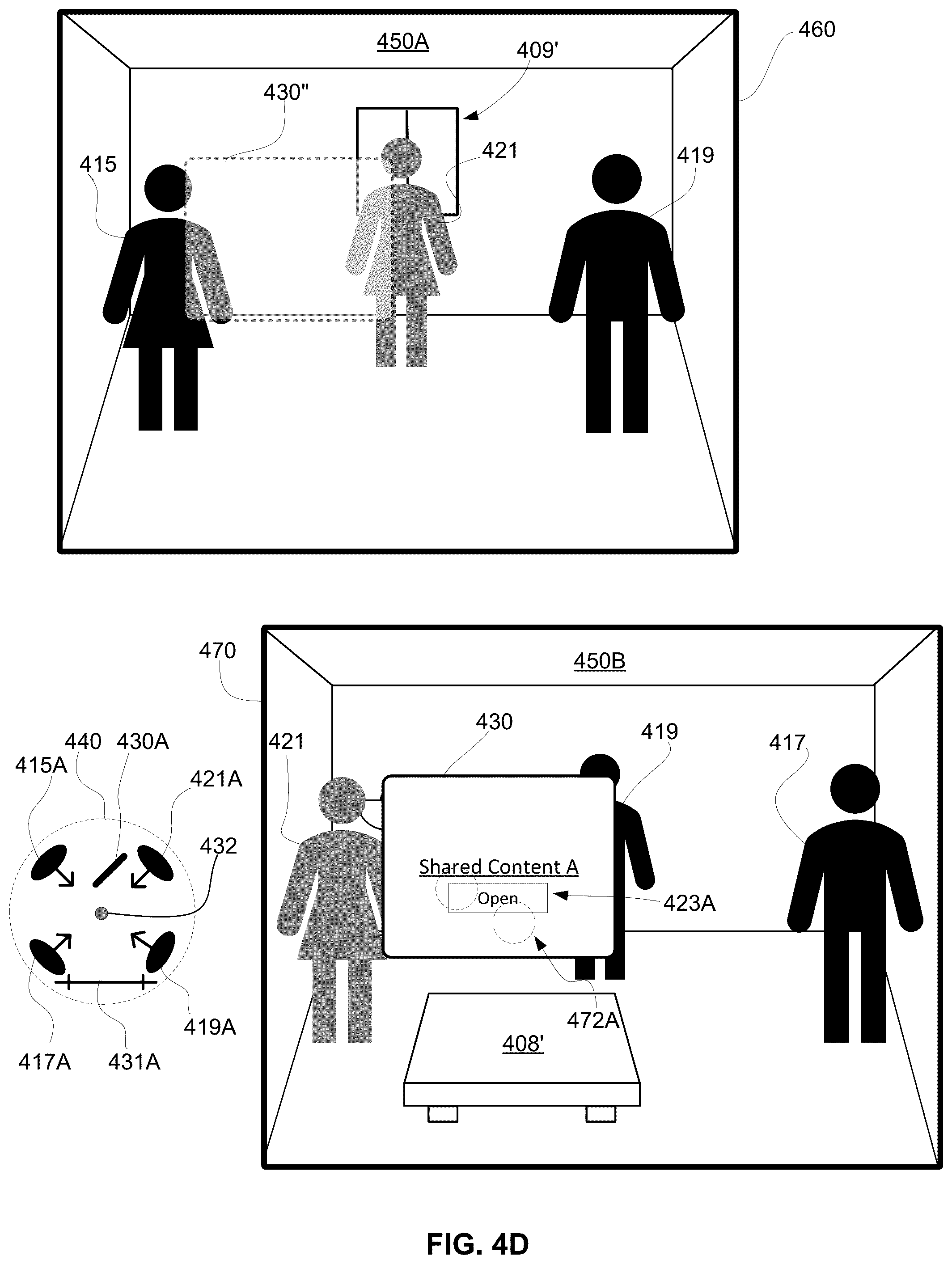 Patent US12099695 Figure 7 – Systems and methods of managing spatial groups in multi-user communication sessions