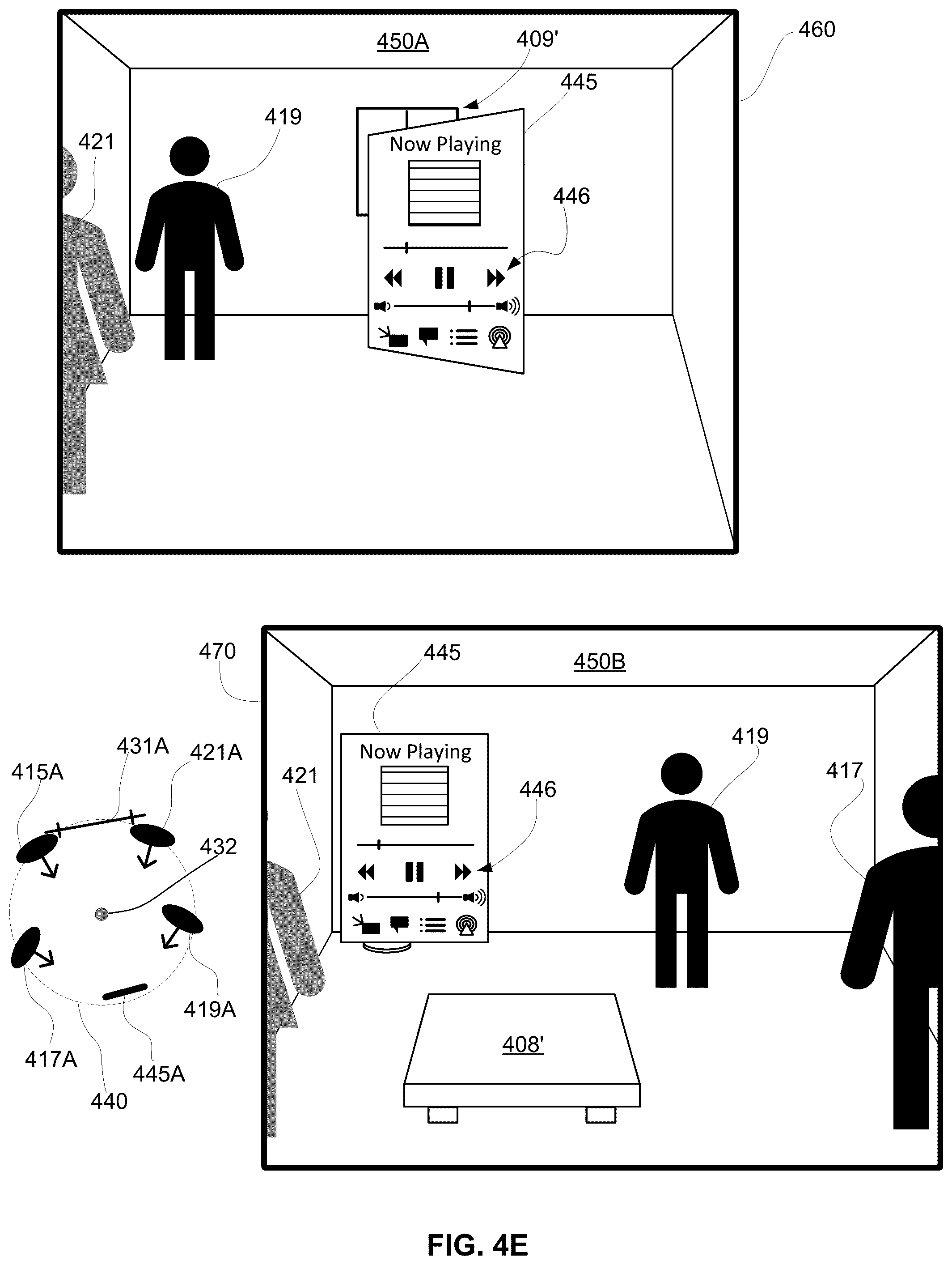 Patent US12099695 Figure 8 – Systems and methods of managing spatial groups in multi-user communication sessions