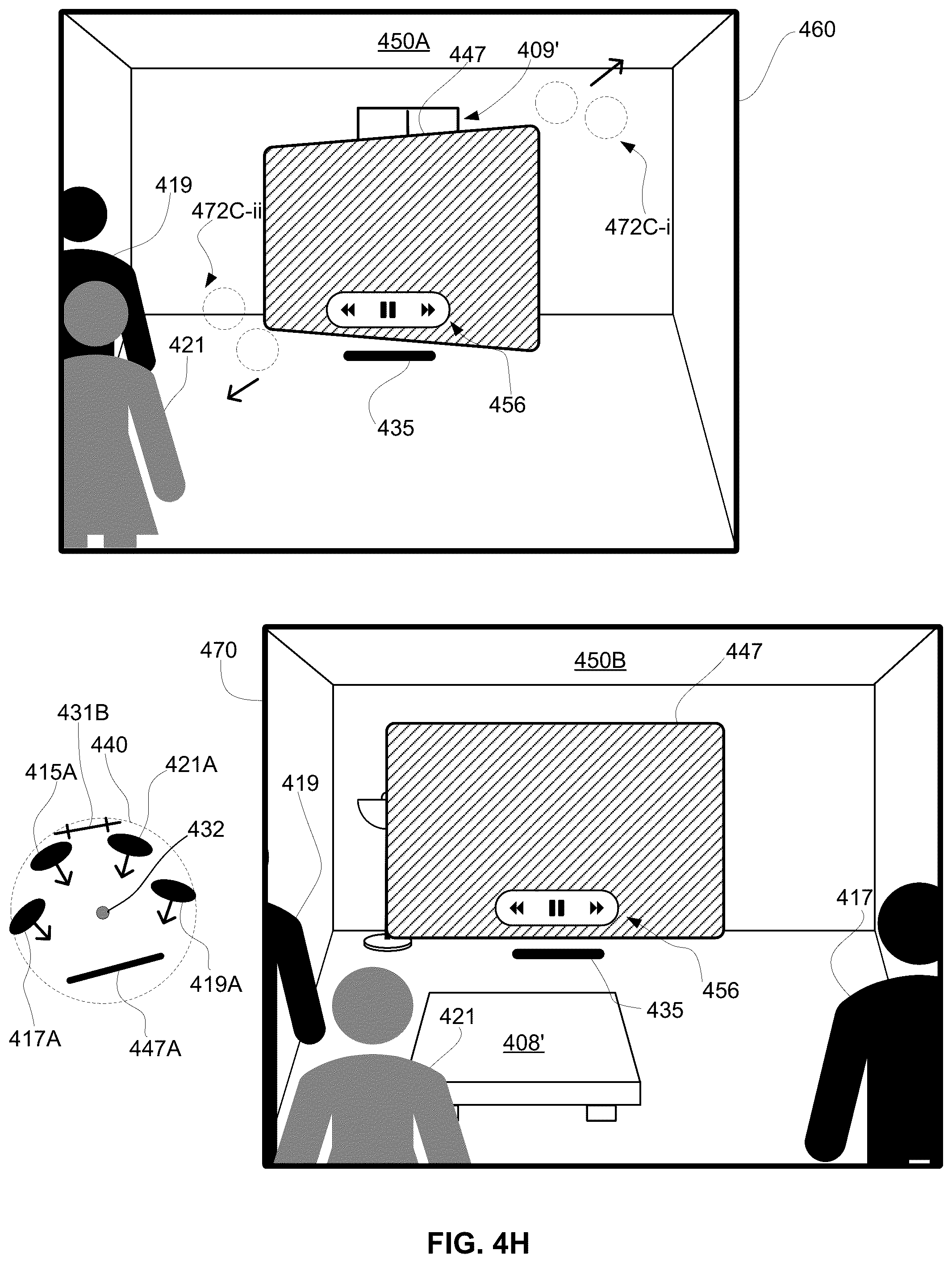 Patent US12099695 Figure 11 – Systems and methods of managing spatial groups in multi-user communication sessions