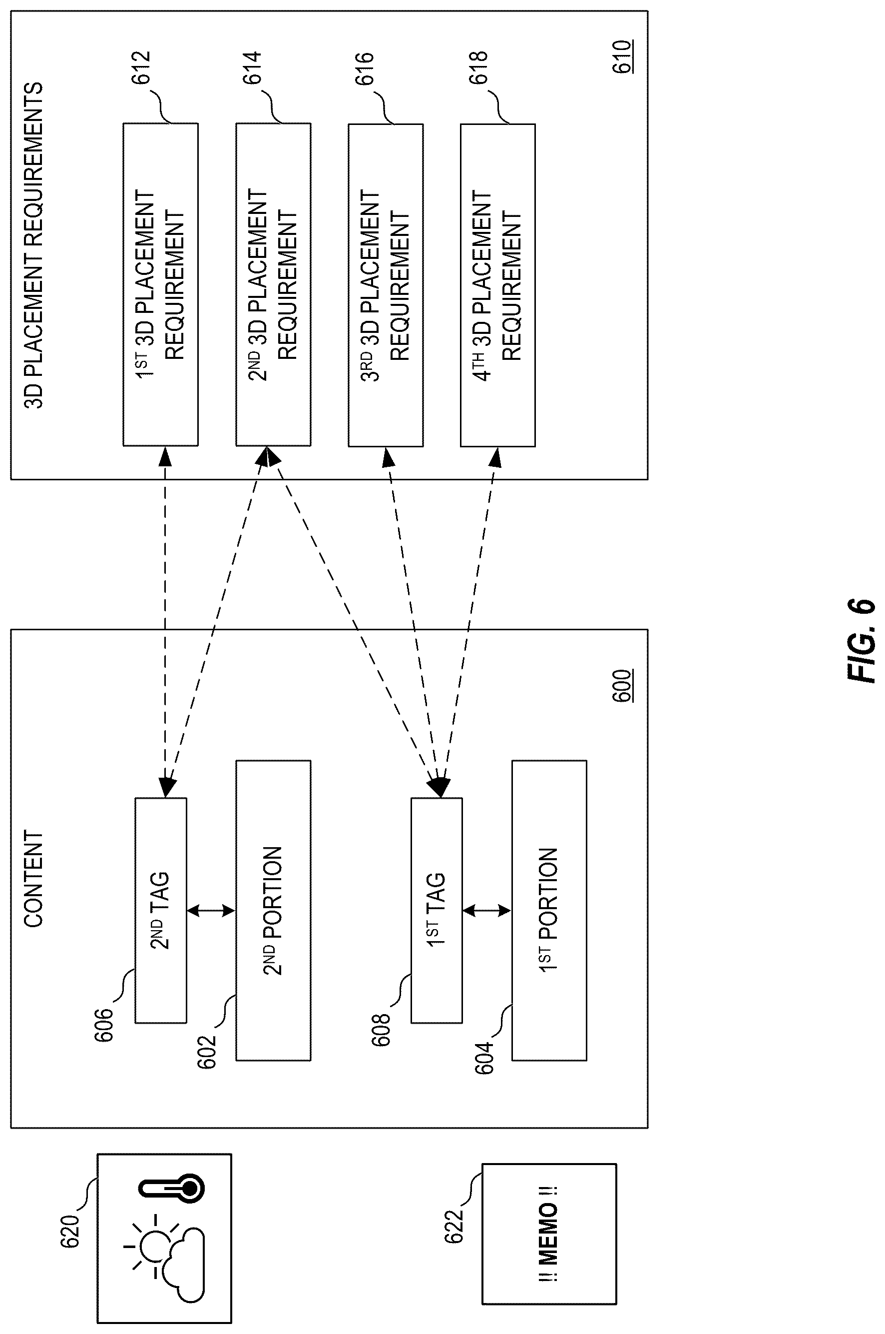Patent US12099696 Figure 6 – Displaying virtual content on moving vehicles
