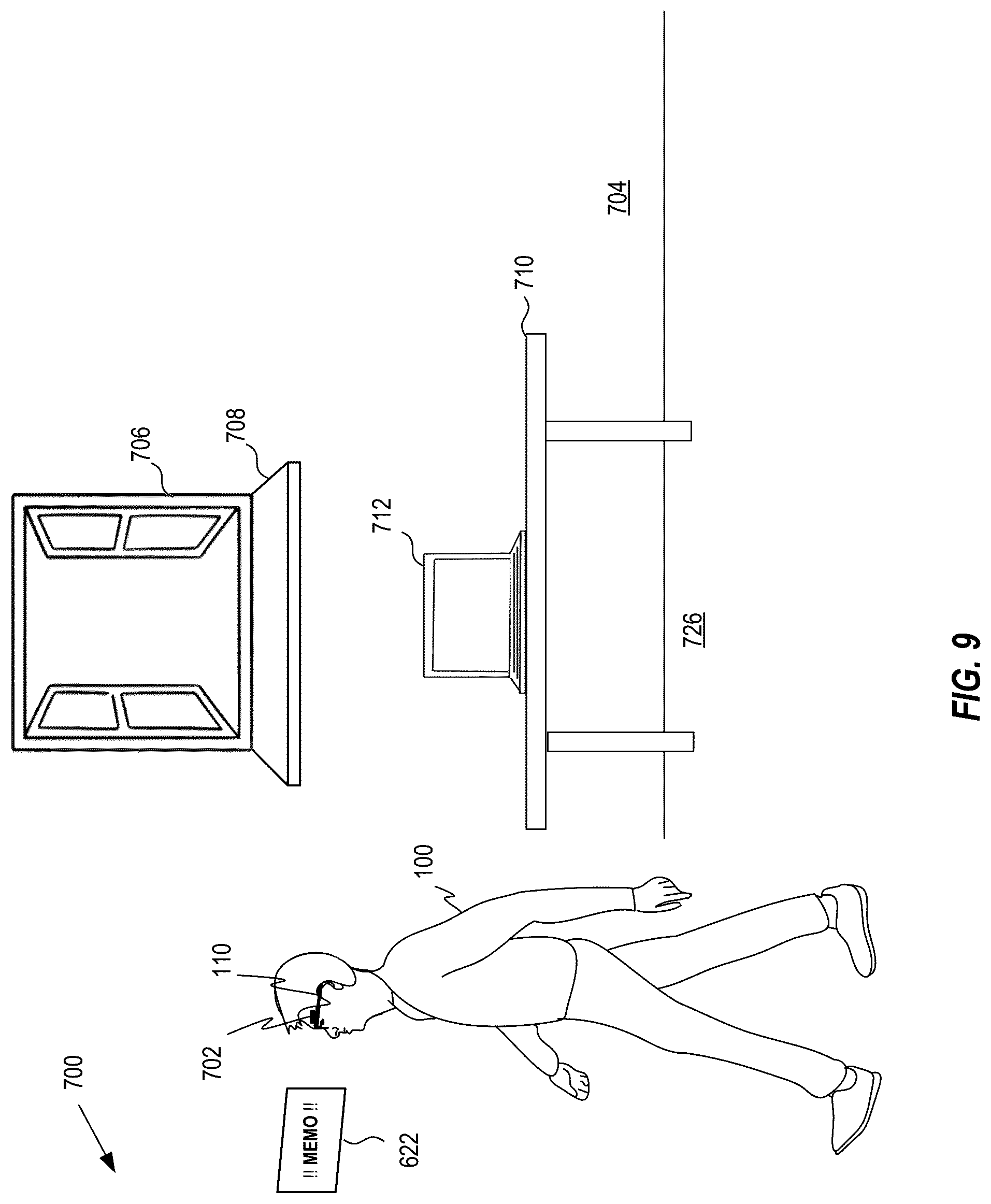 Patent US12099696 Figure 9 – Displaying virtual content on moving vehicles