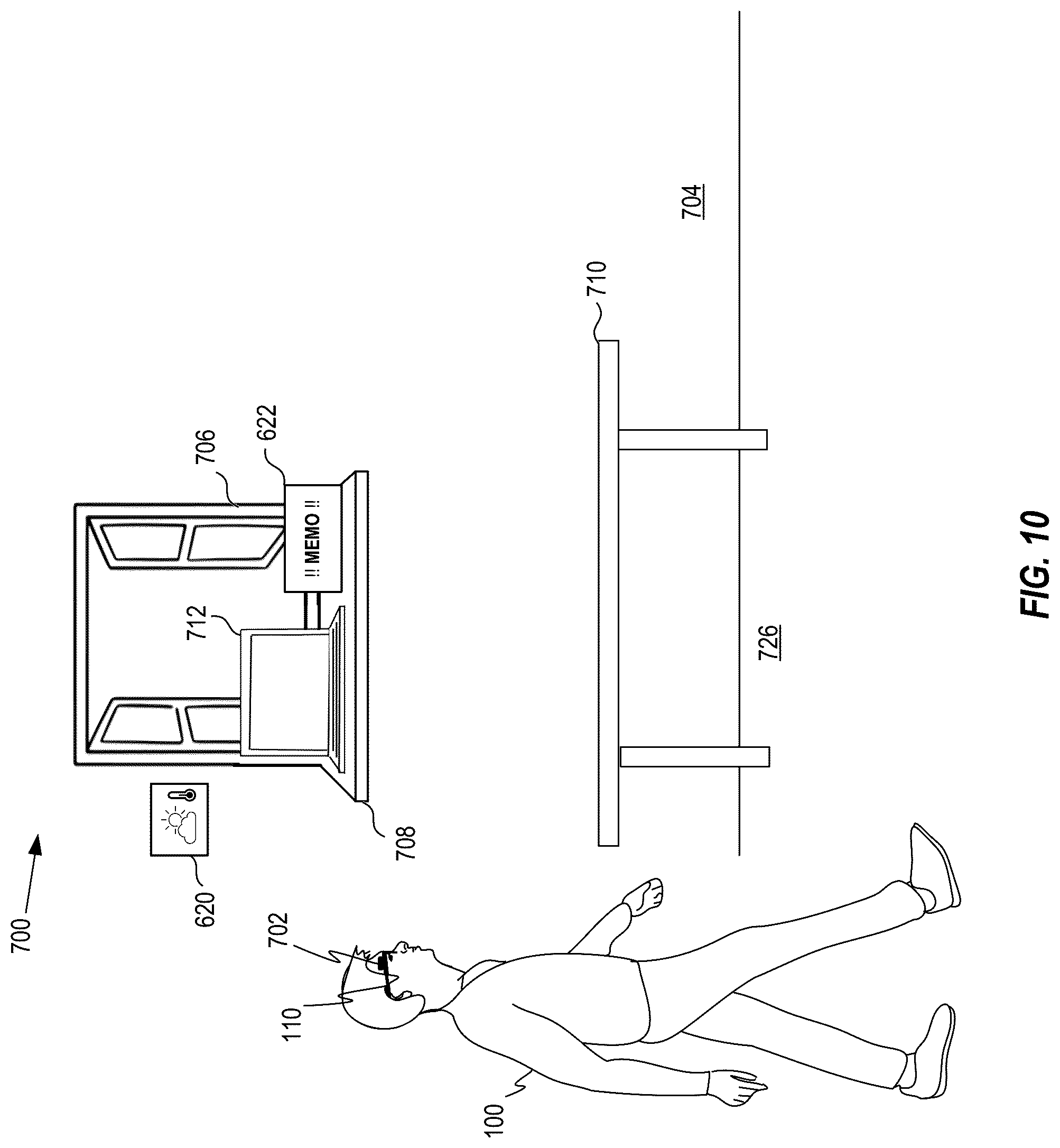 Patent US12099696 Figure 10 – Displaying virtual content on moving vehicles