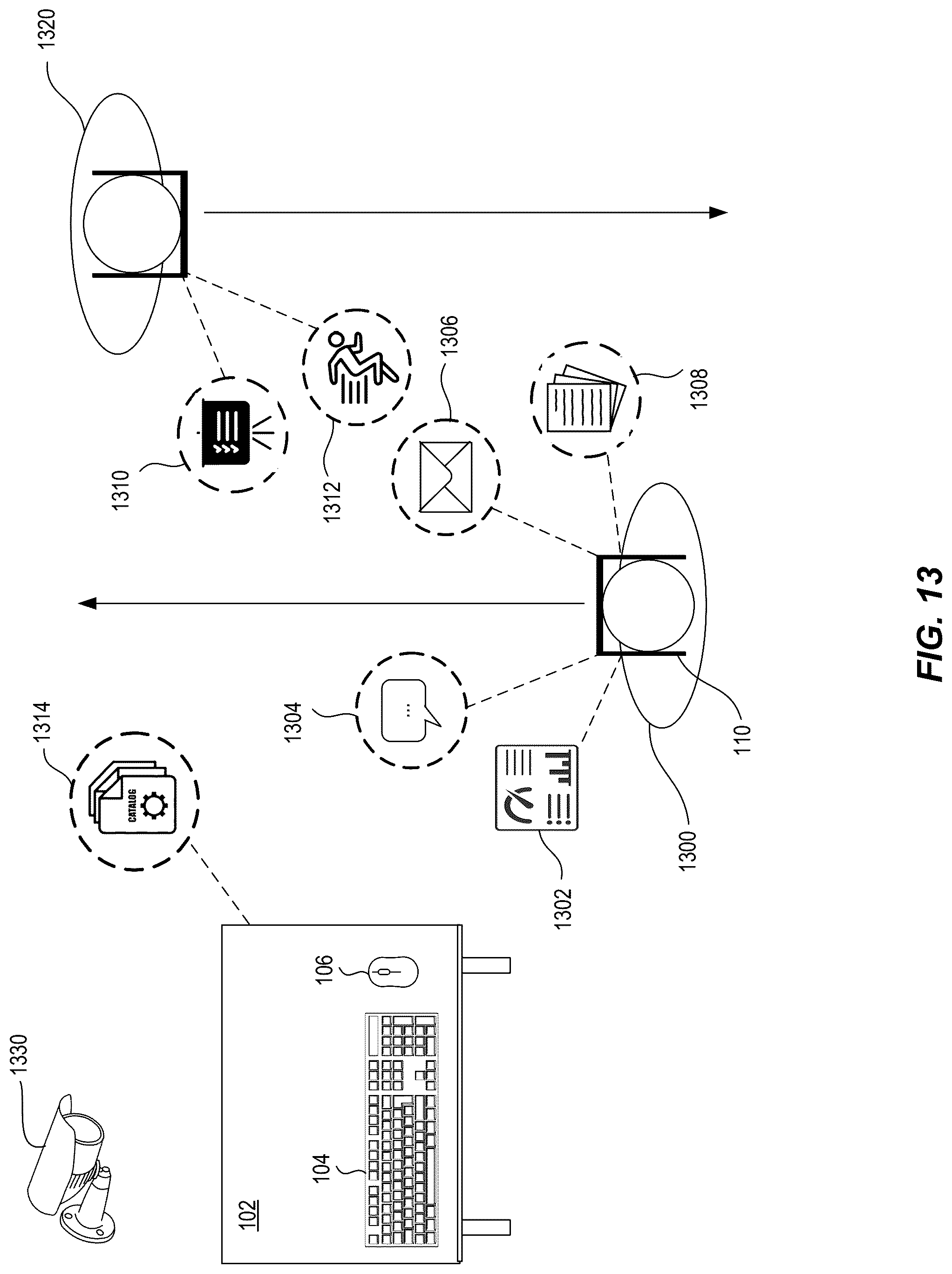 Patent US12099696 Figure 13 – Displaying virtual content on moving vehicles