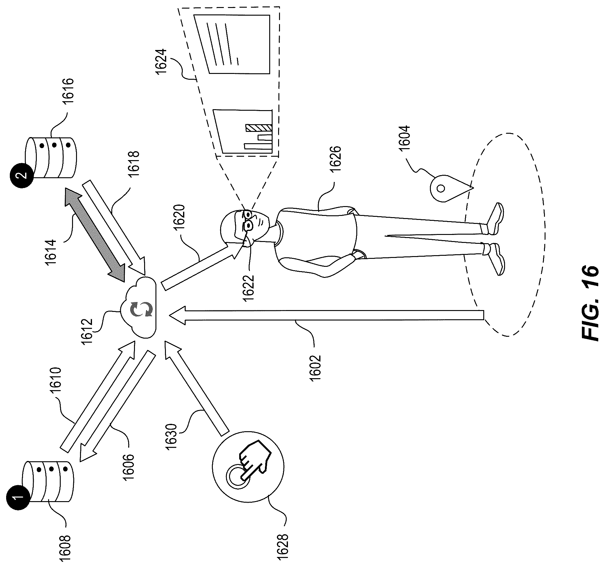 Patent US12099696 Figure 16 – Displaying virtual content on moving vehicles