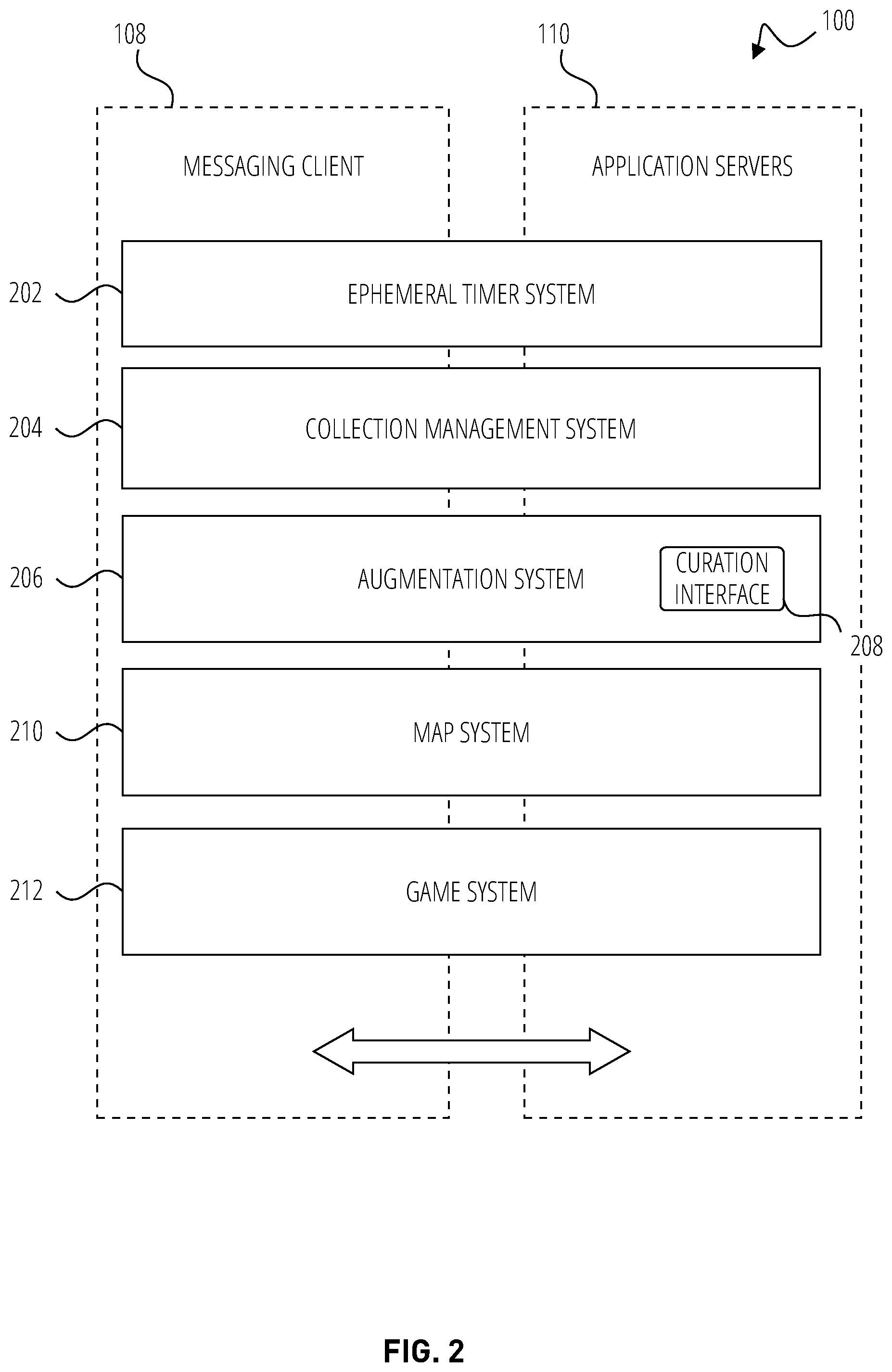 Patent US12099698 Figure 2 – Contextual sending menu