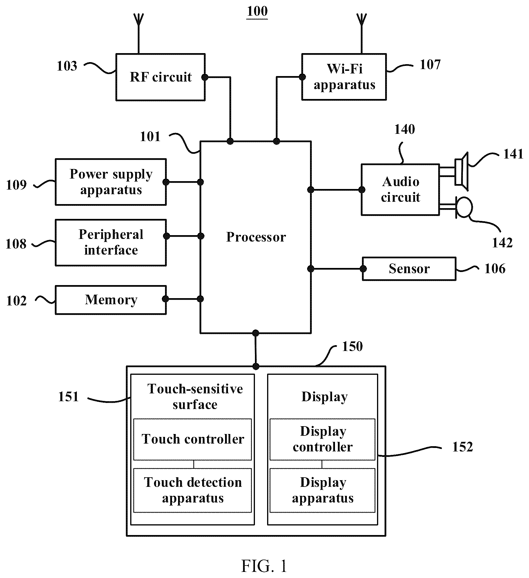 Patent US12099700 Figure 1 – Method for browsing application folder and electronic device