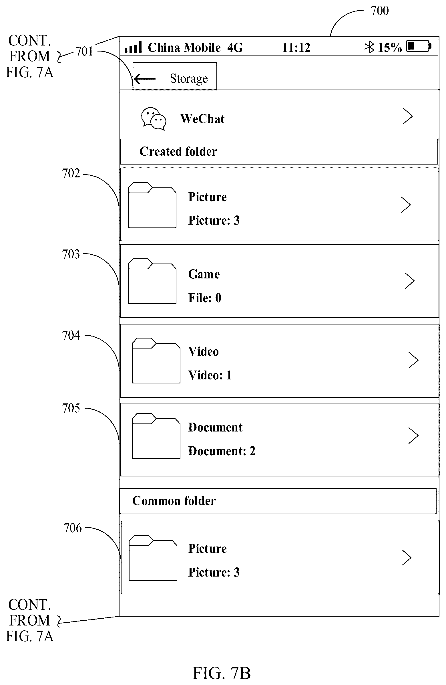 Patent US12099700 Figure 10 – Method for browsing application folder and electronic device