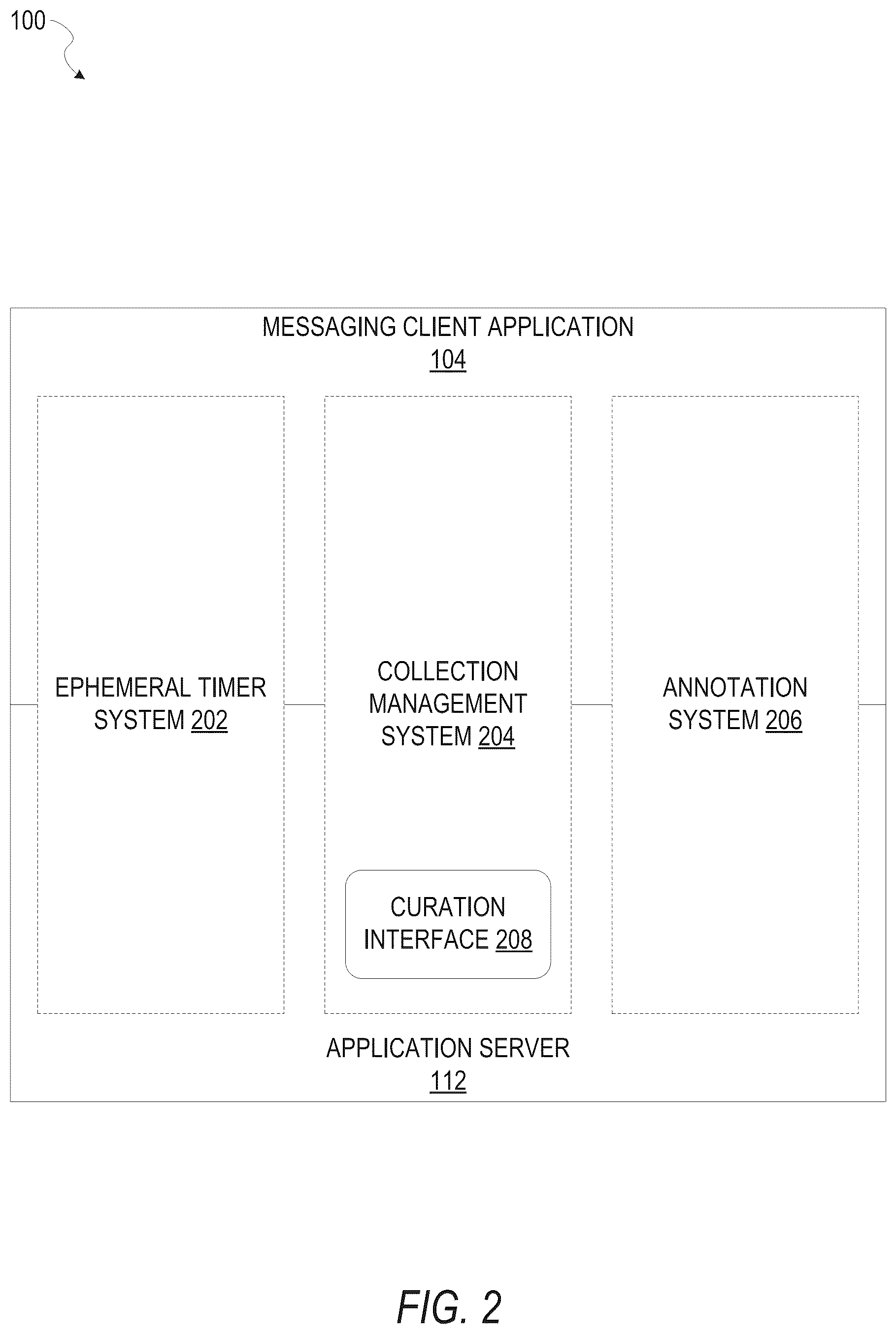 Patent US12099701 Figure 2 – Message thread prioritization interface