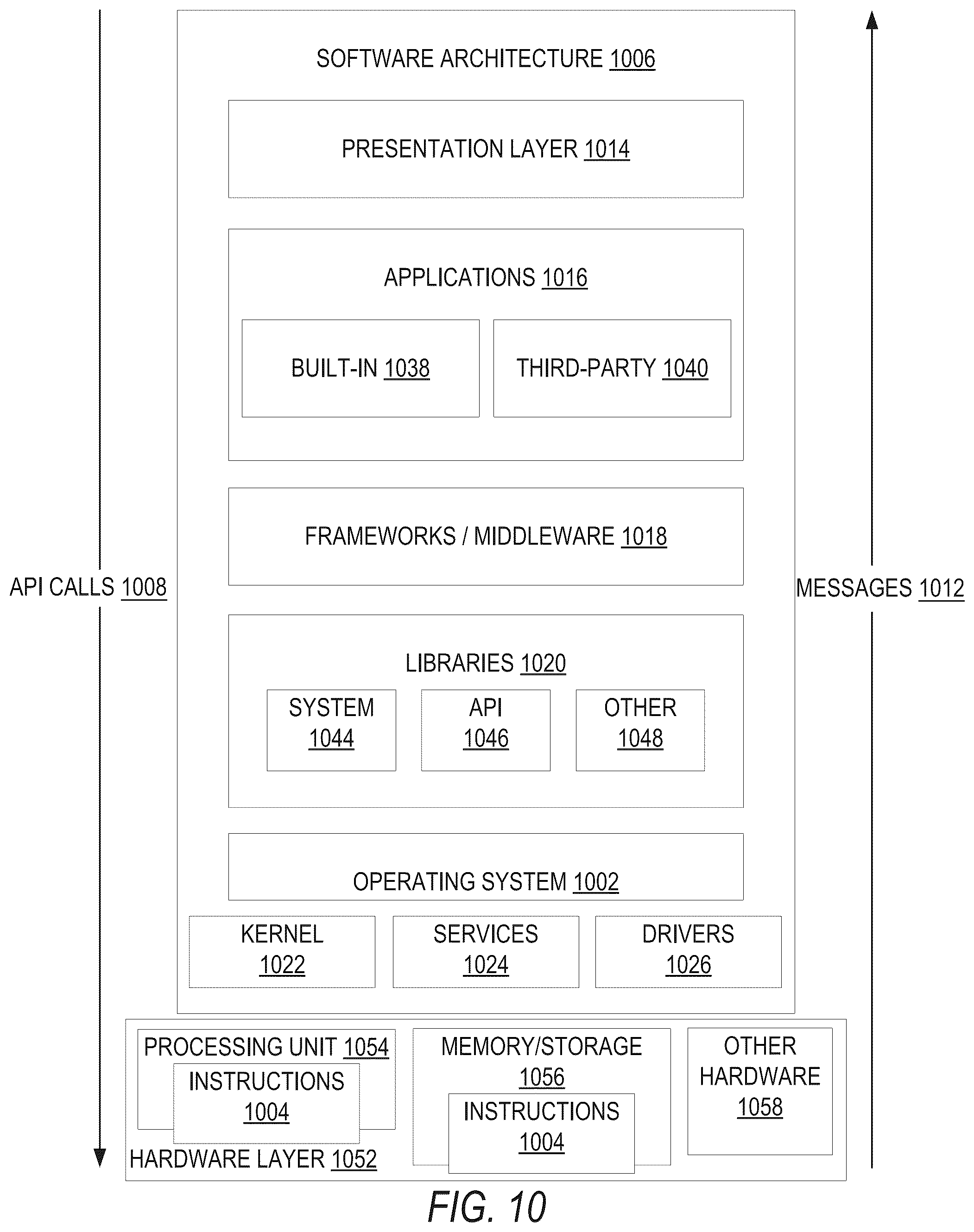 Patent US12099701 Figure 11 – Message thread prioritization interface