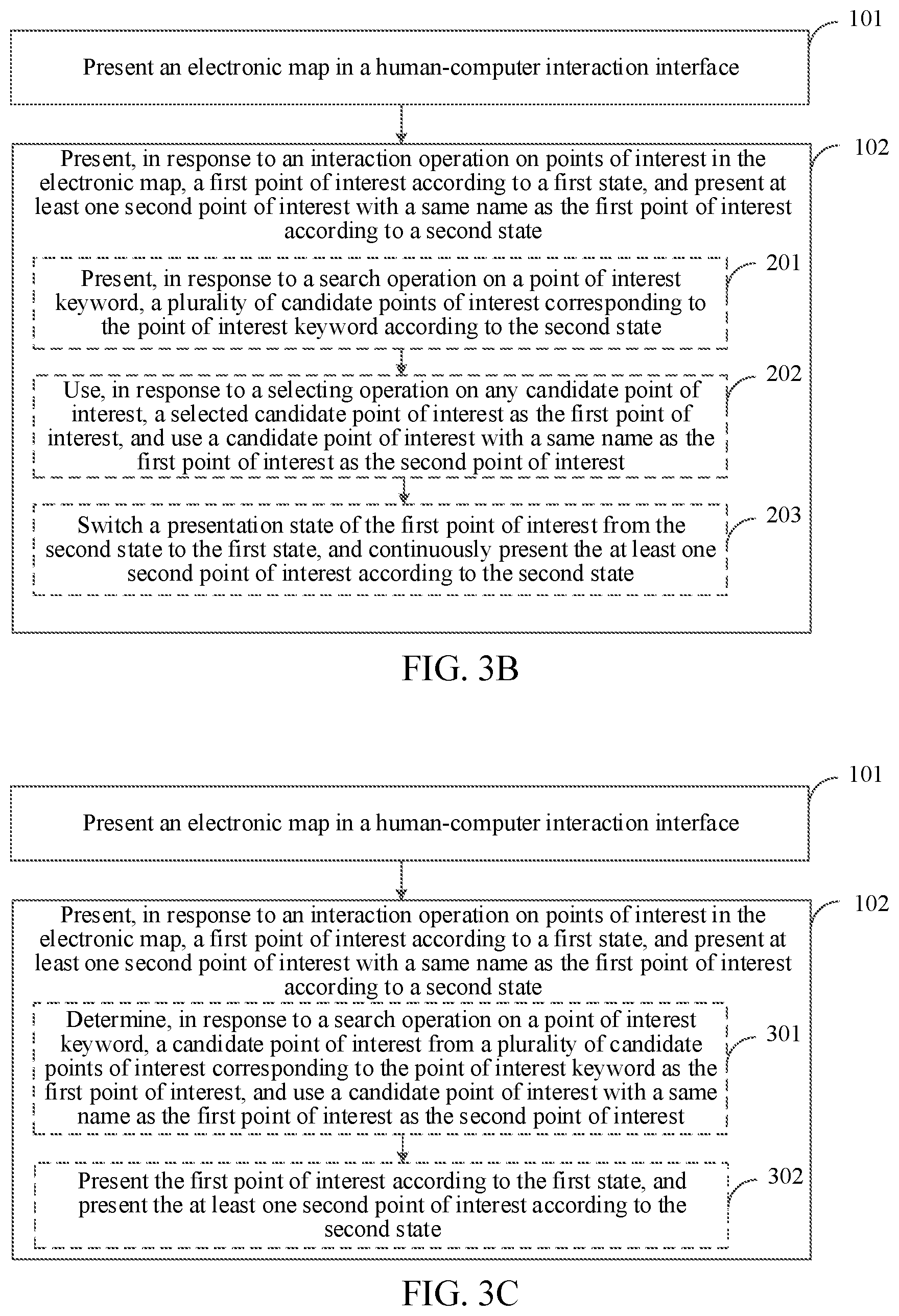 Patent US12099705 Figure 3 – Interaction method and apparatus based on electronic map, electronic device, computer-readable storage medium, and computer program product