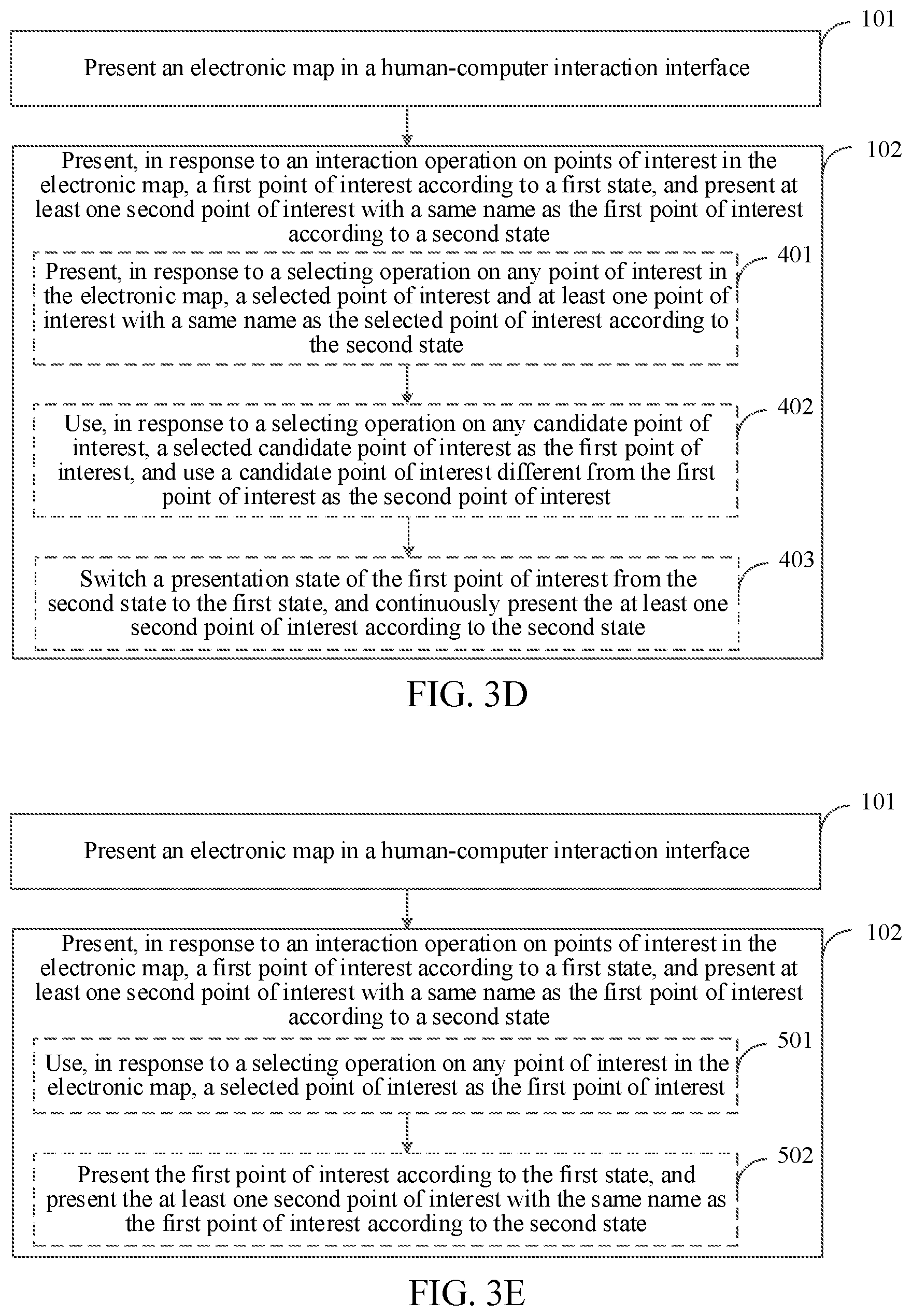 Patent US12099705 Figure 4 – Interaction method and apparatus based on electronic map, electronic device, computer-readable storage medium, and computer program product