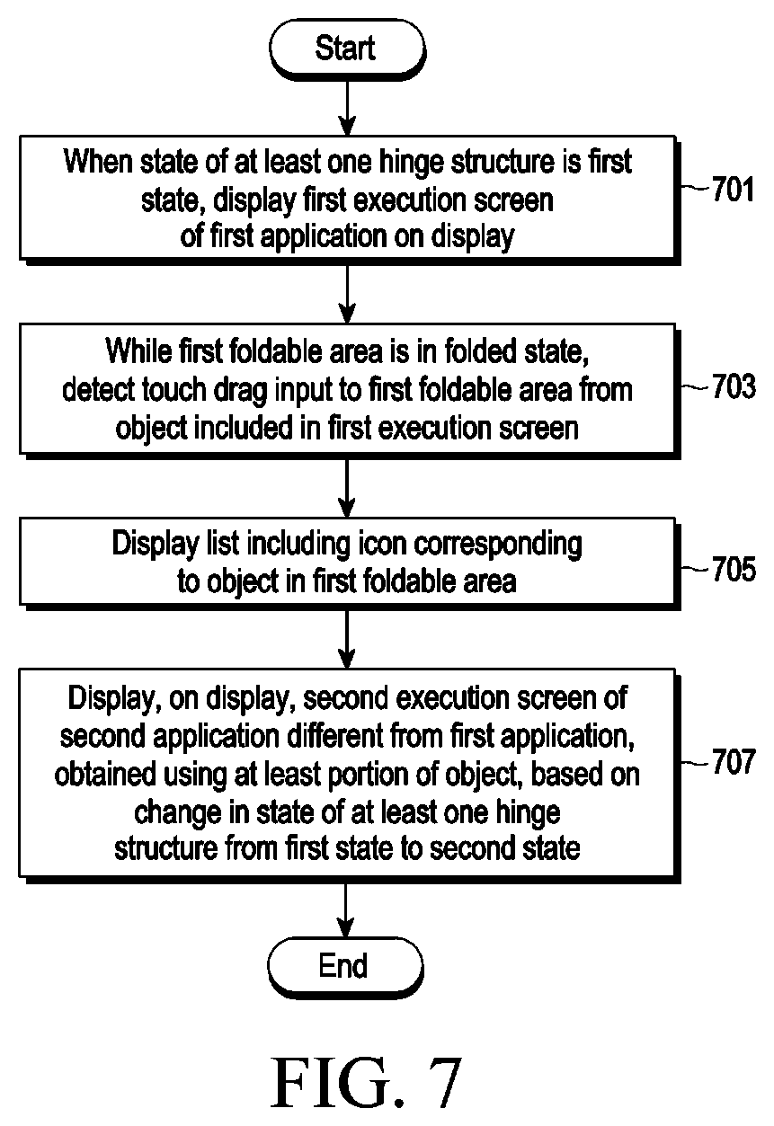 Patent US12099708 Figure 9 – Electronic device comprising flexible display module and method for operating same