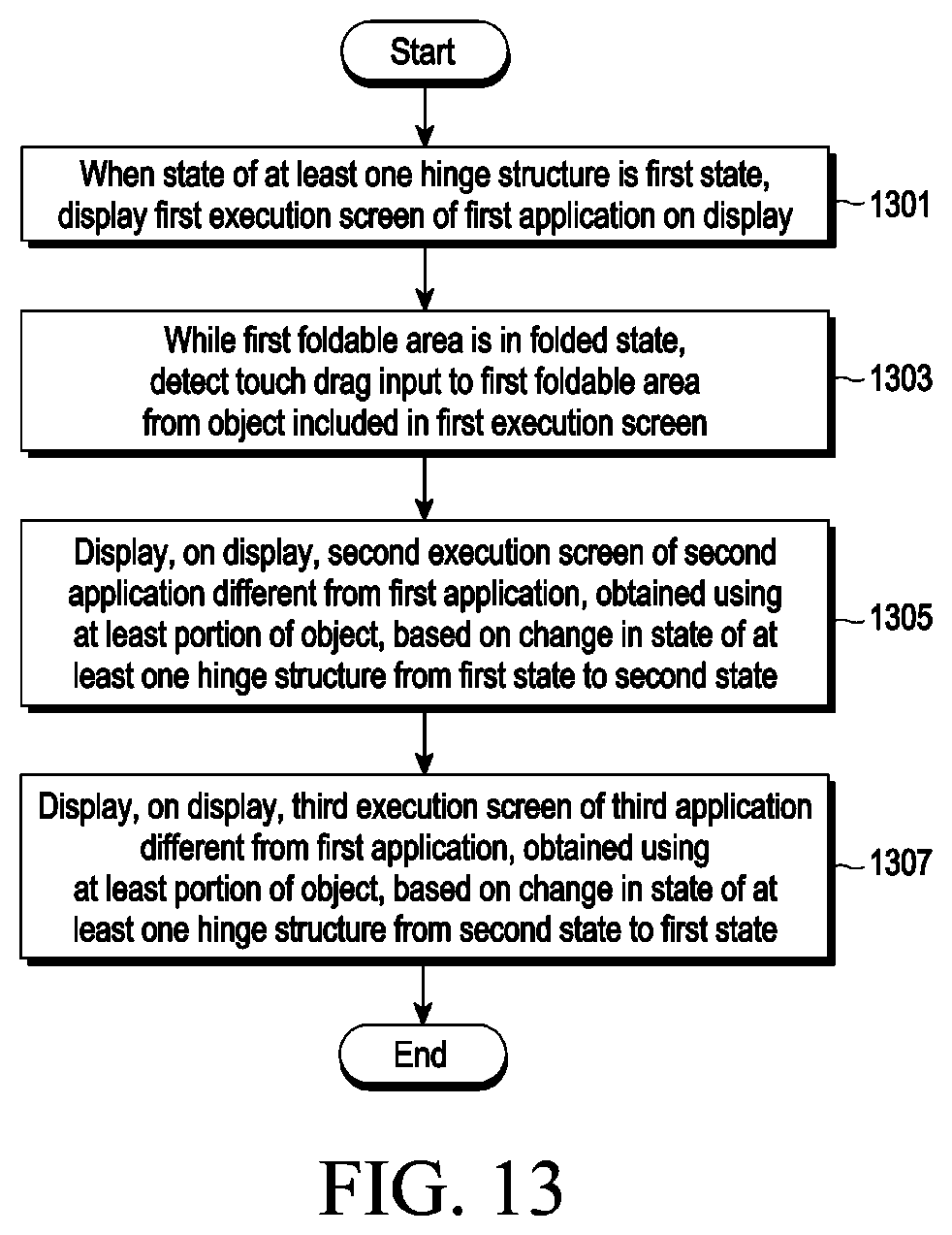 Patent US12099708 Figure 15 – Electronic device comprising flexible display module and method for operating same