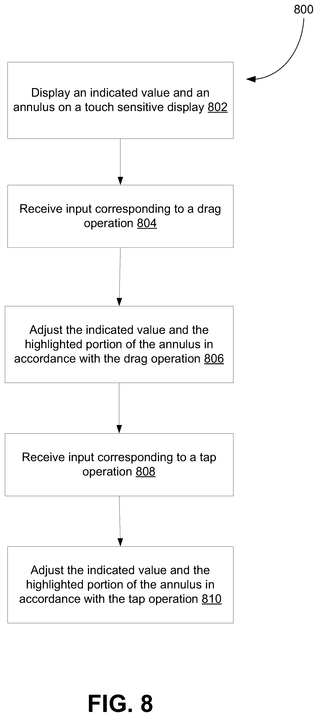 Patent US12099710 Figure 7 – User interface for smartwatches and wearable devices