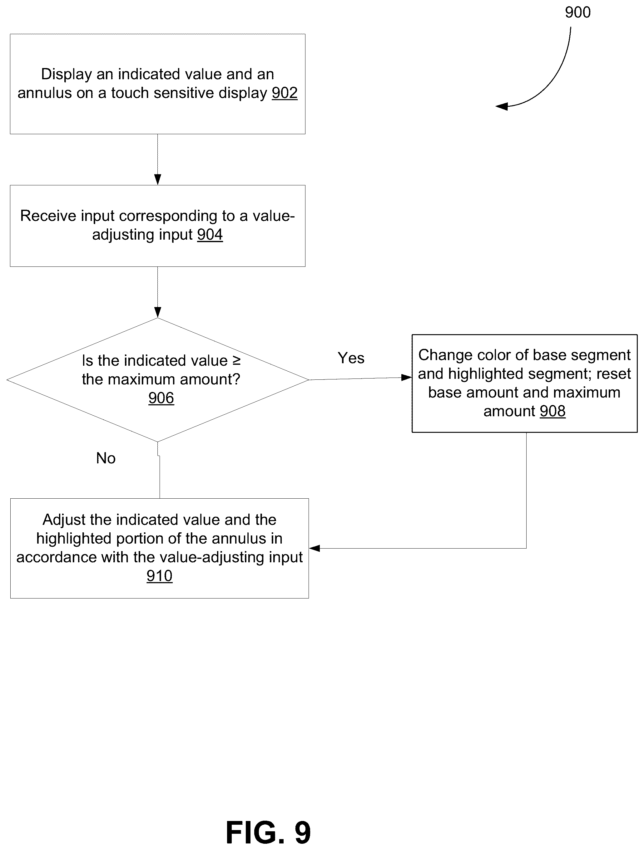 Patent US12099710 Figure 8 – User interface for smartwatches and wearable devices