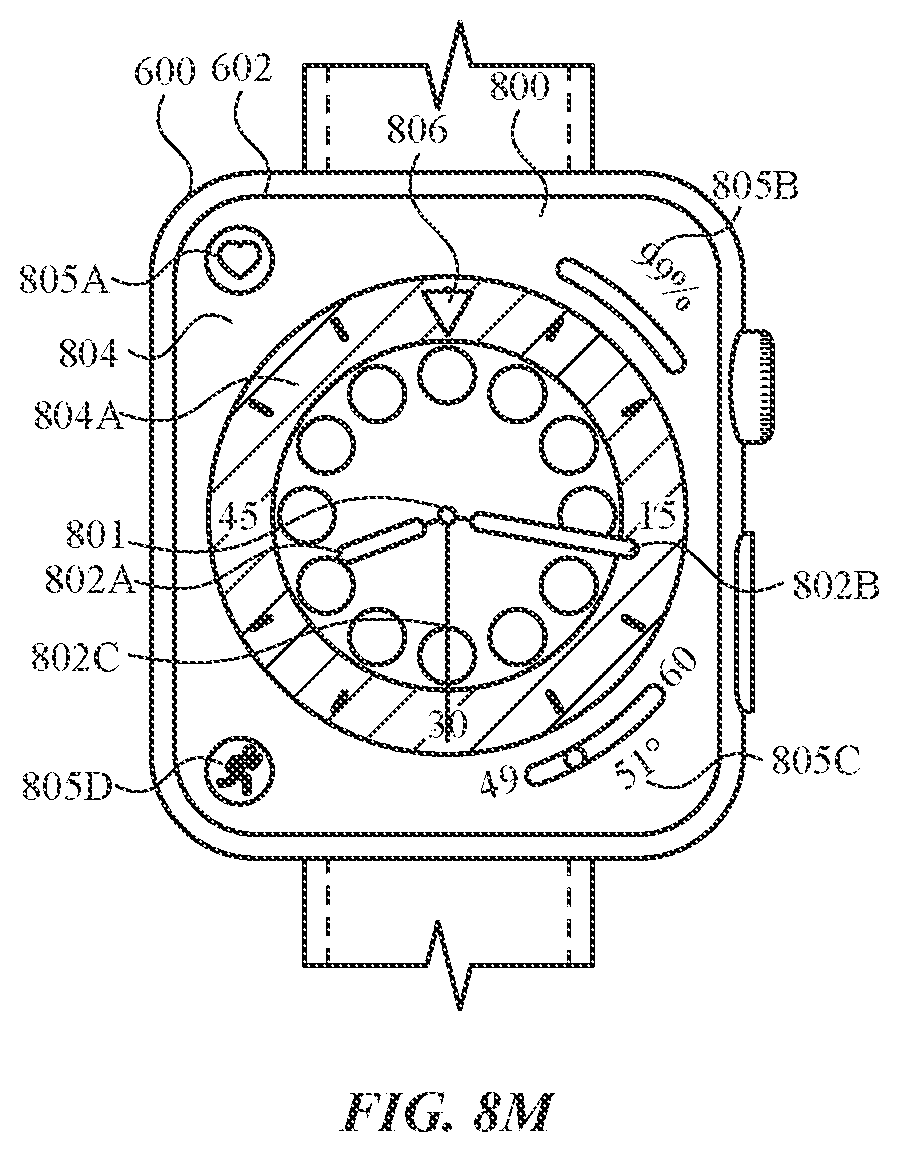Patent US12099713 Figure 17 – User interfaces related to time