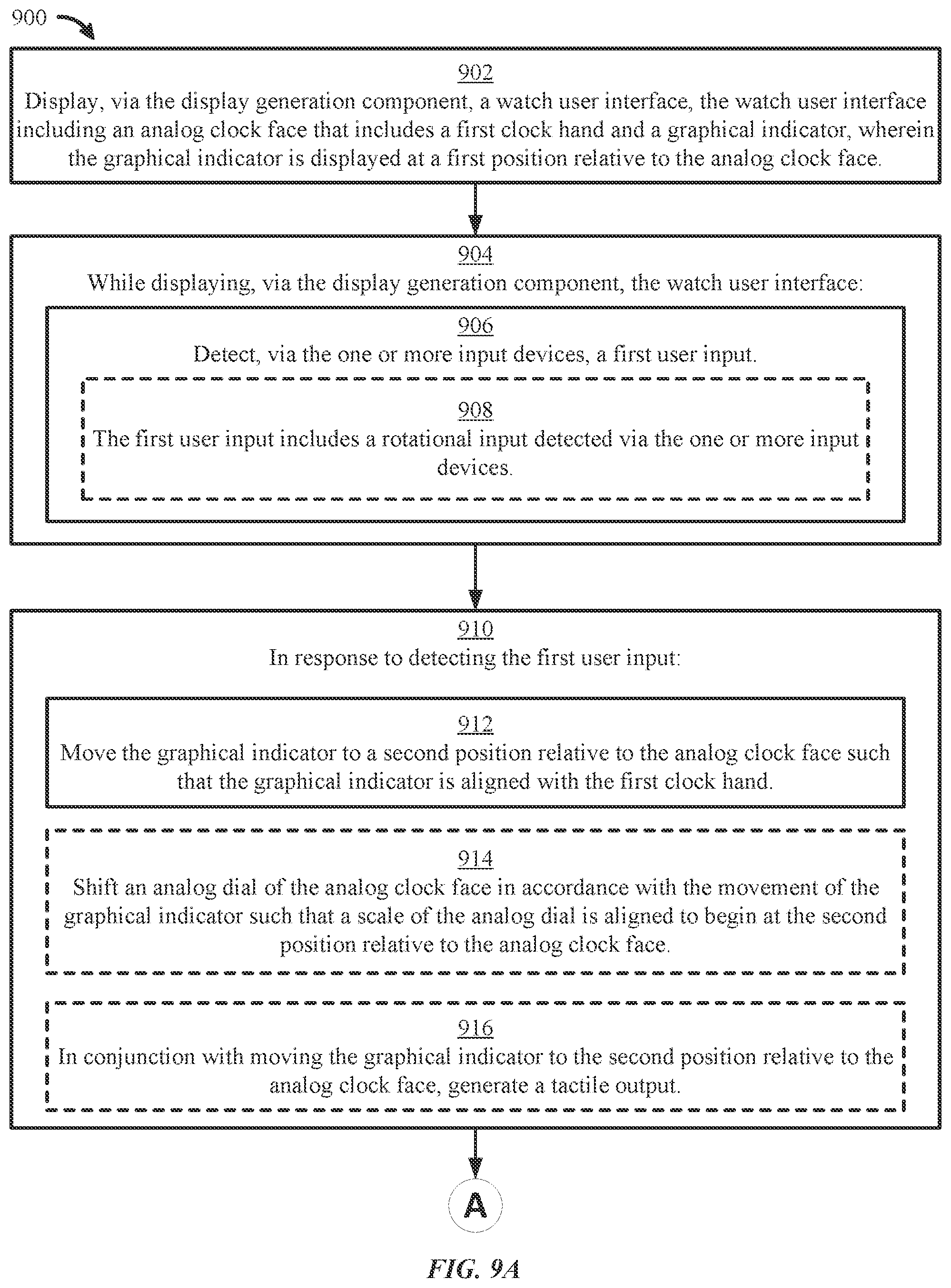 Patent US12099713 Figure 18 – User interfaces related to time