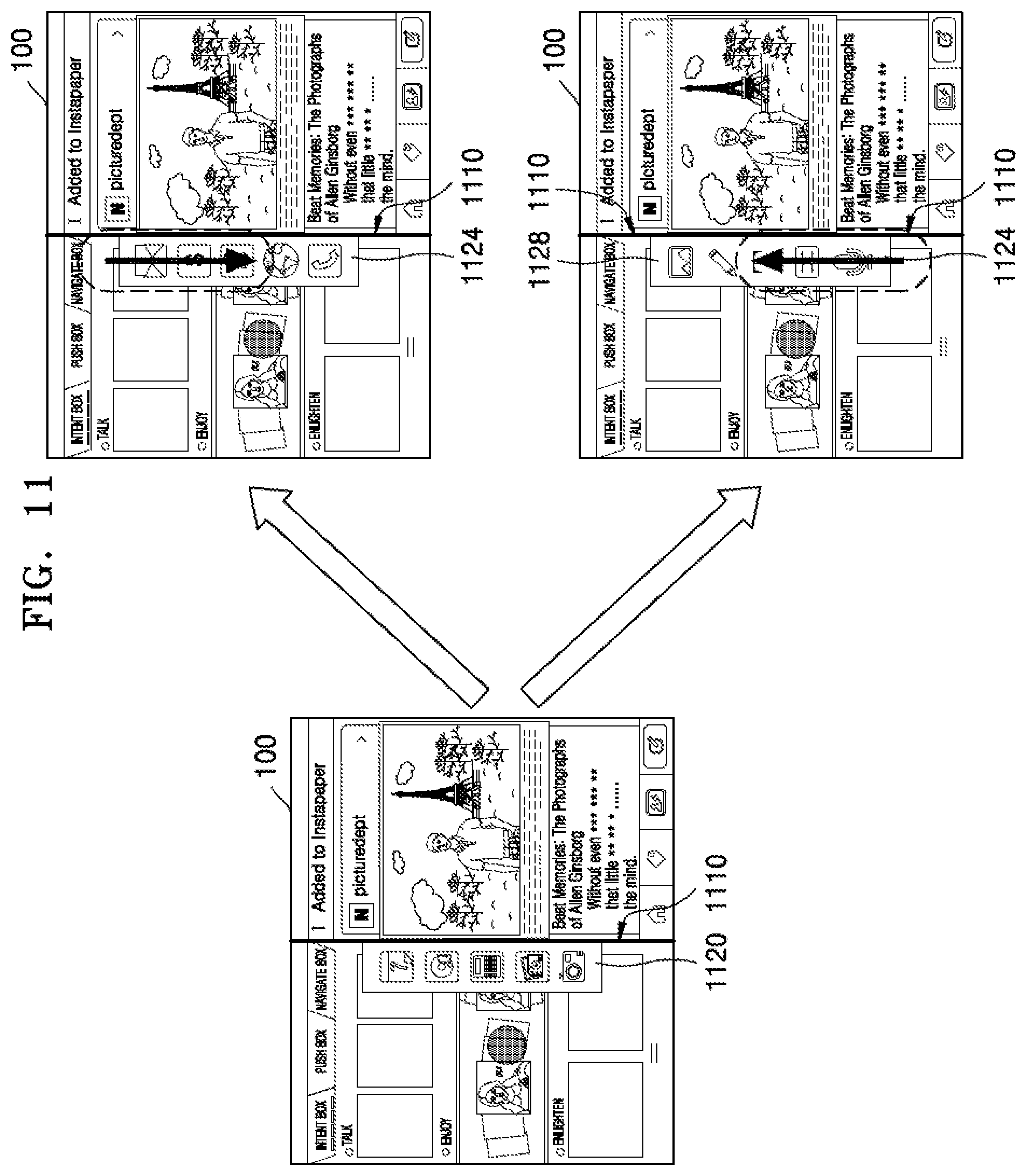 Patent US12099714 Figure 12 – Method of providing user interface and flexible device for performing same