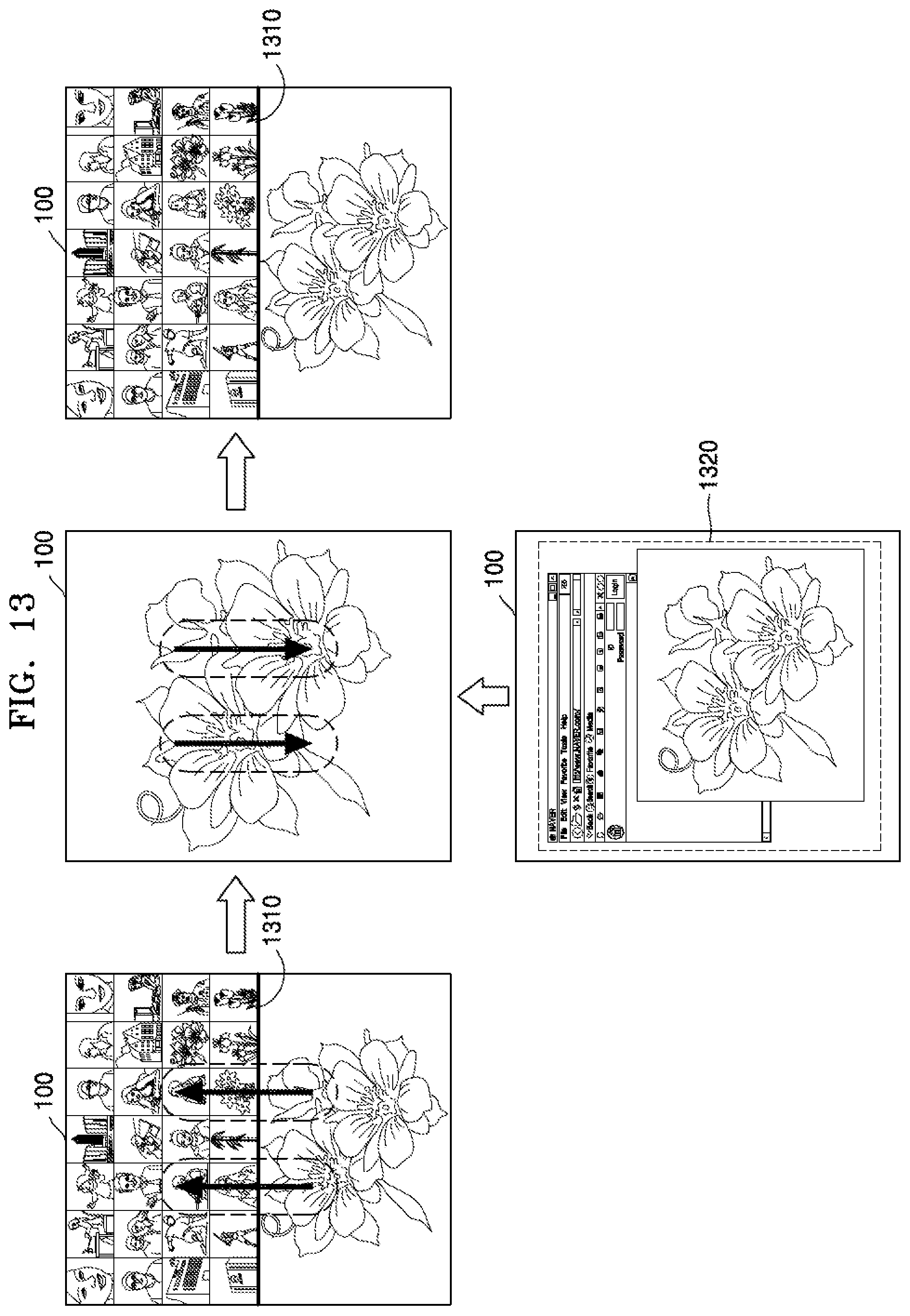 Patent US12099714 Figure 14 – Method of providing user interface and flexible device for performing same