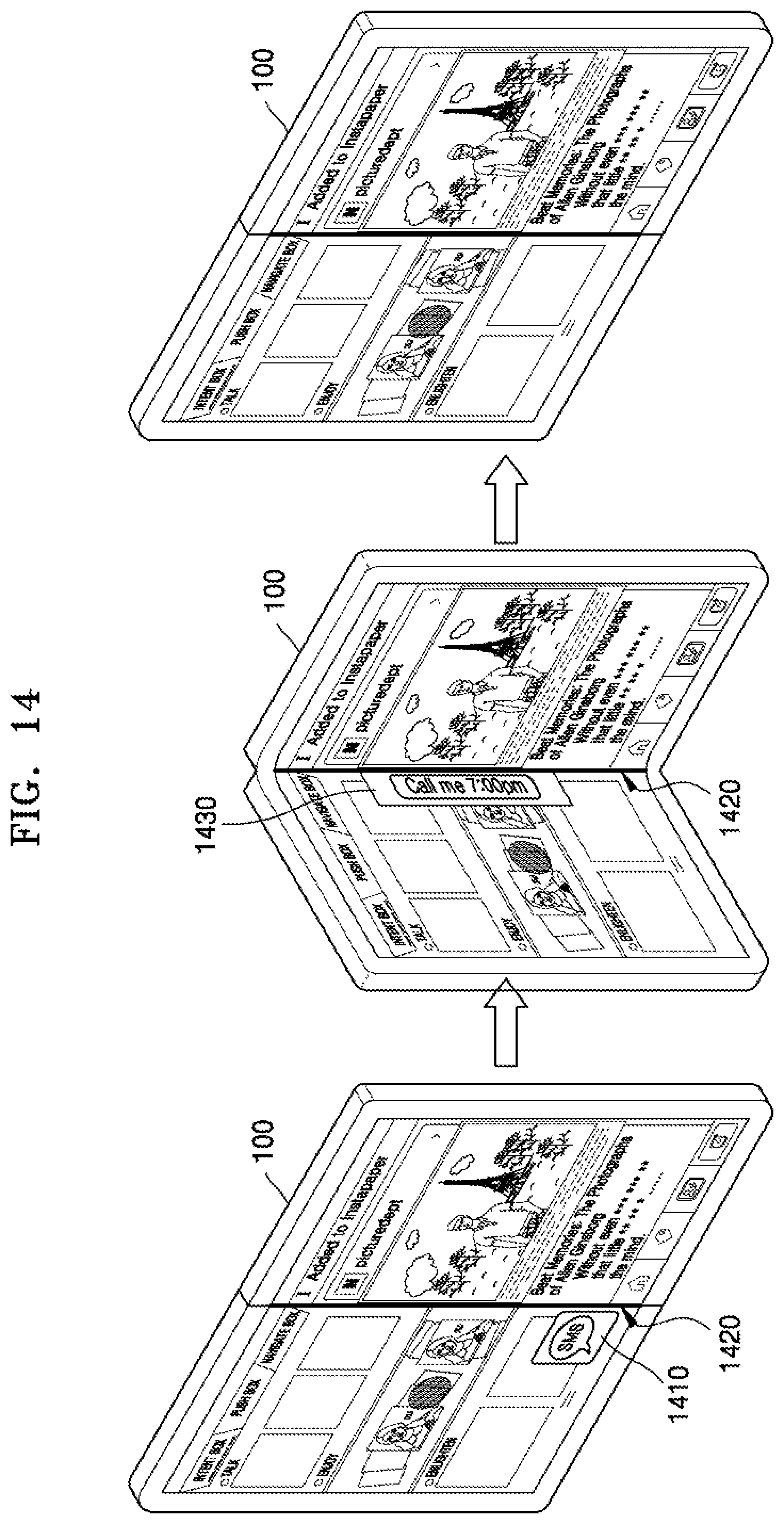Patent US12099714 Figure 15 – Method of providing user interface and flexible device for performing same