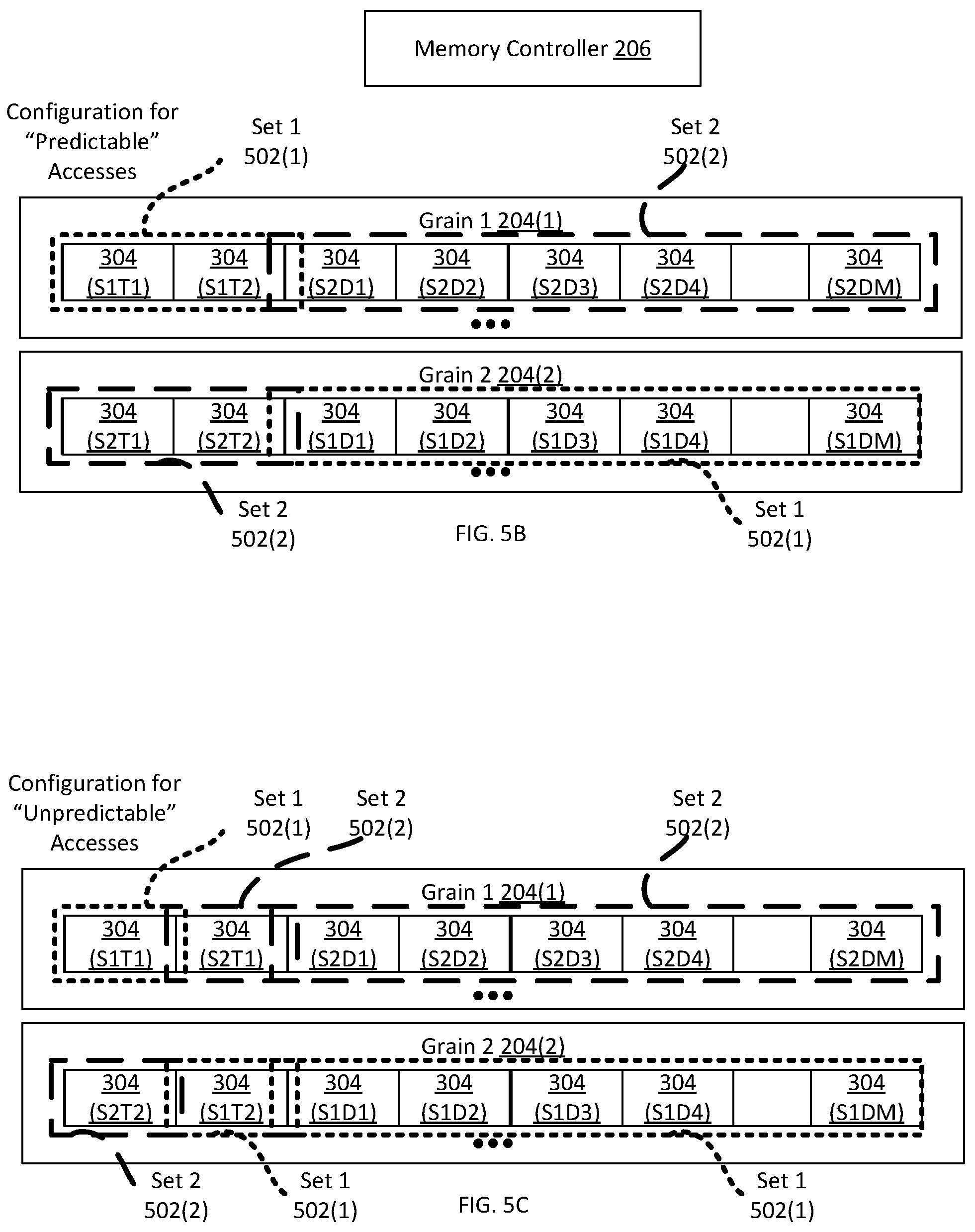 Patent US12099723 Figure 4 – Tag and data configuration for fine-grained cache memory