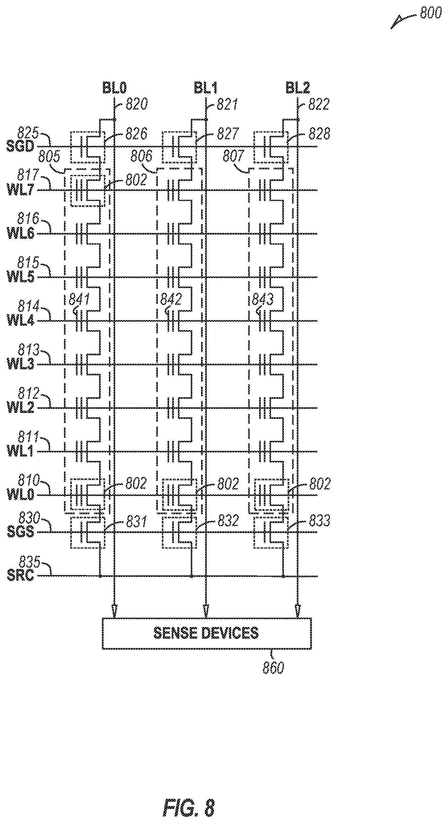 Patent US12099748 Figure 8 – NAND temperature-aware operations