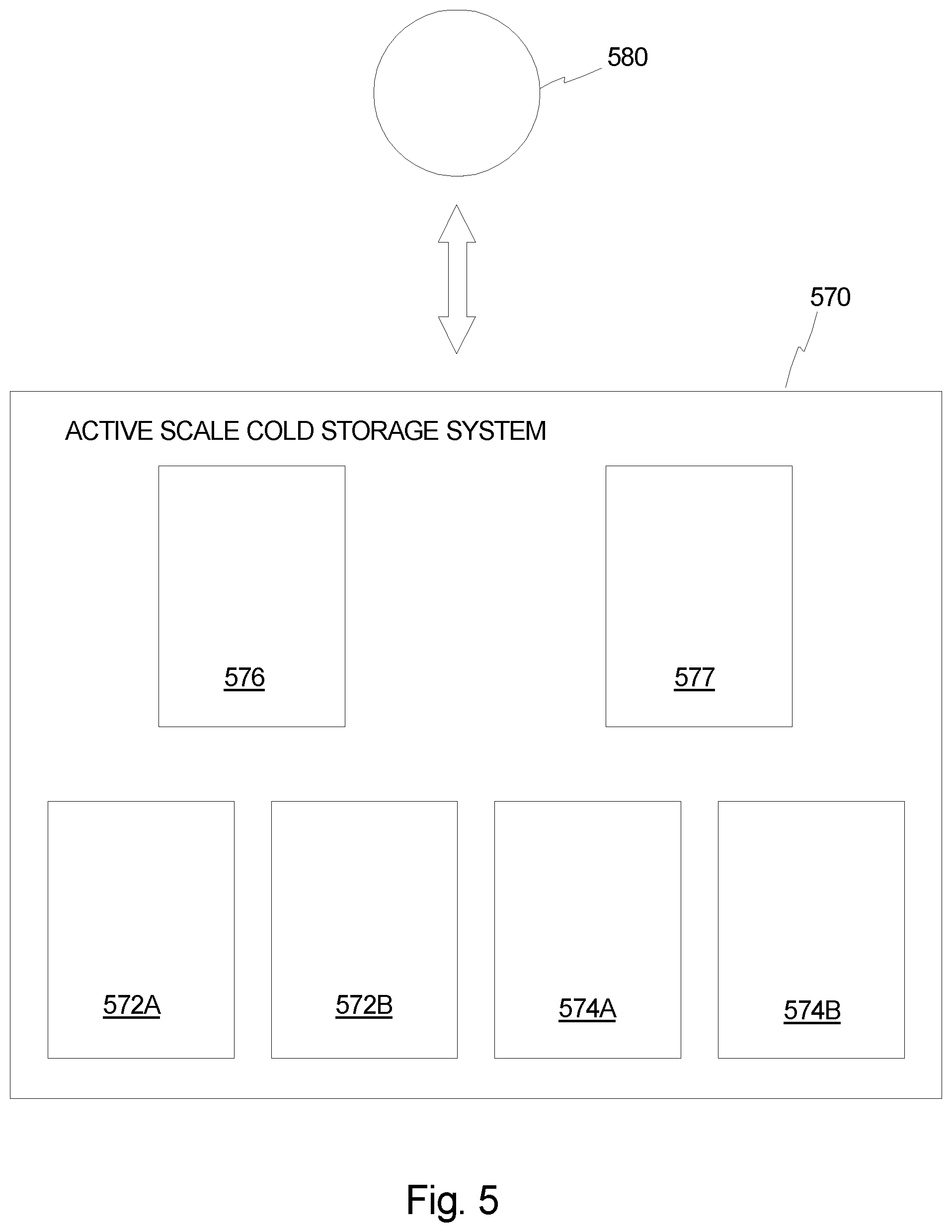 Patent US12099754 Figure 5 – System and method for storing and retrieving objects across multiple media