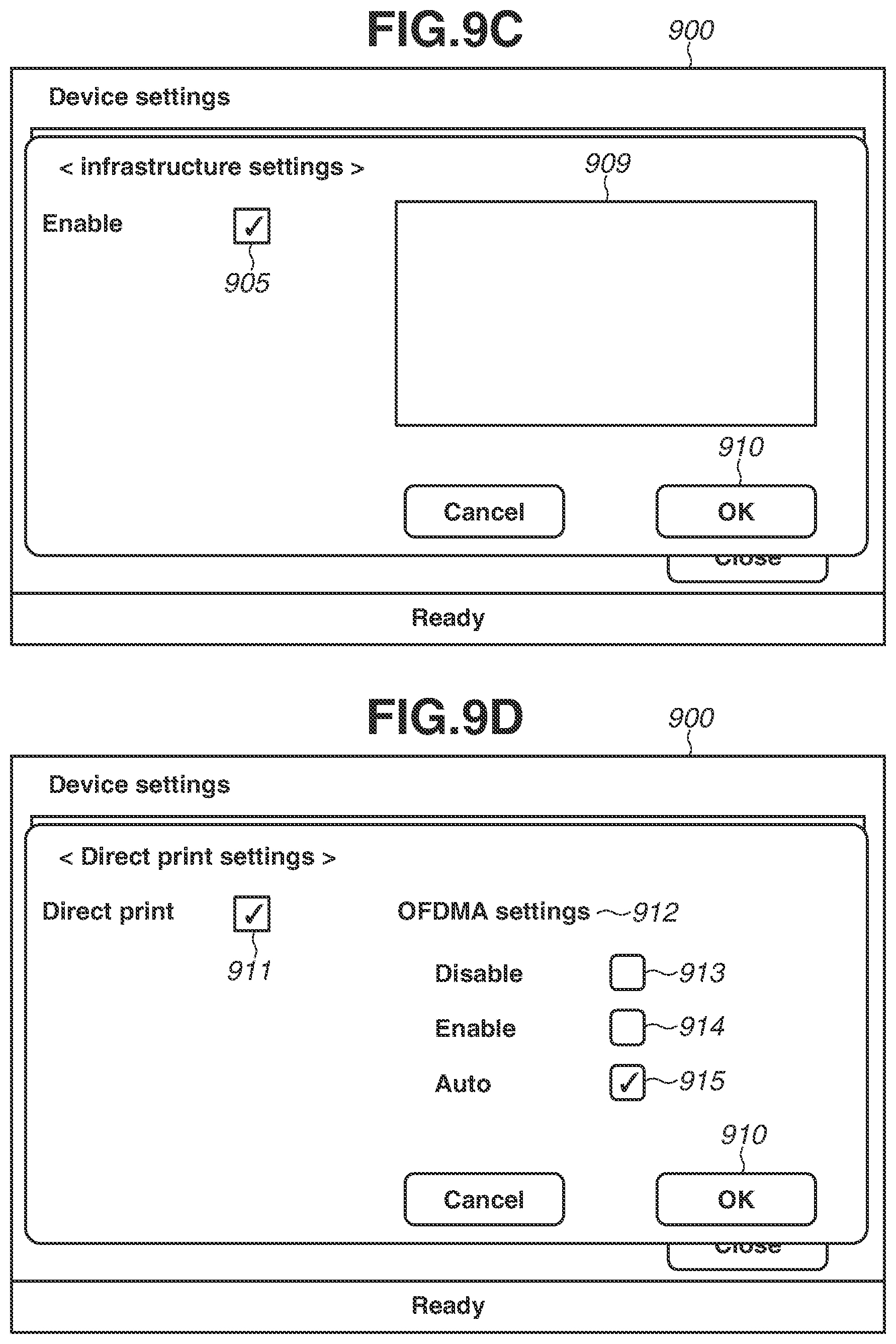 Patent US12099762 Figure 10 – Image forming apparatus configured to communicate through different wireless modes