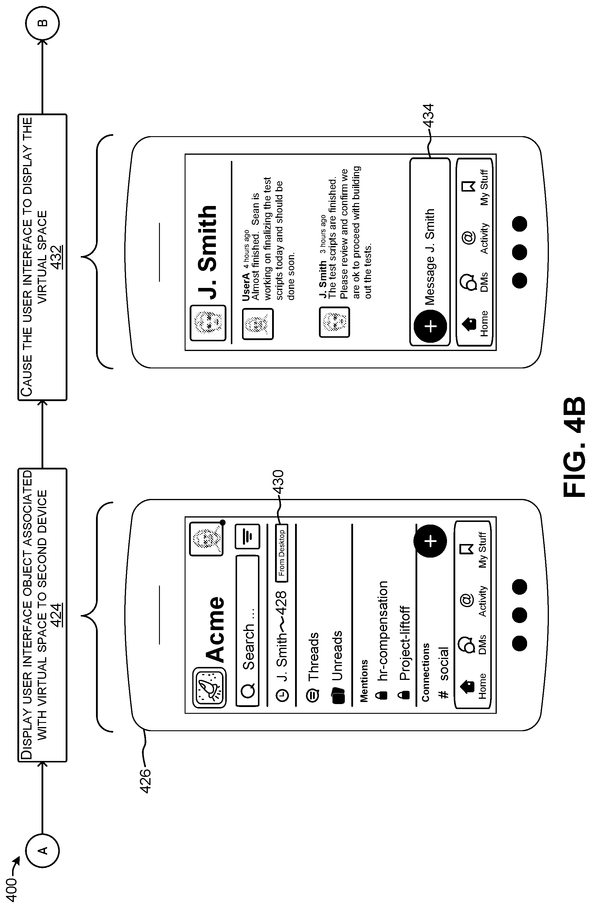 Patent US12099770 Figure 9 – Displaying predicted tasks based on changing devices