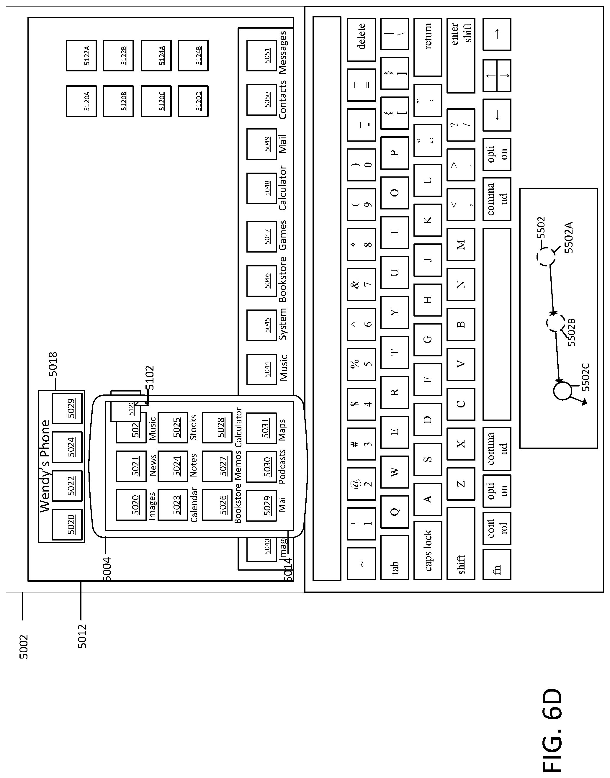 Patent US12099772 Figure 14 – Cross device interactions