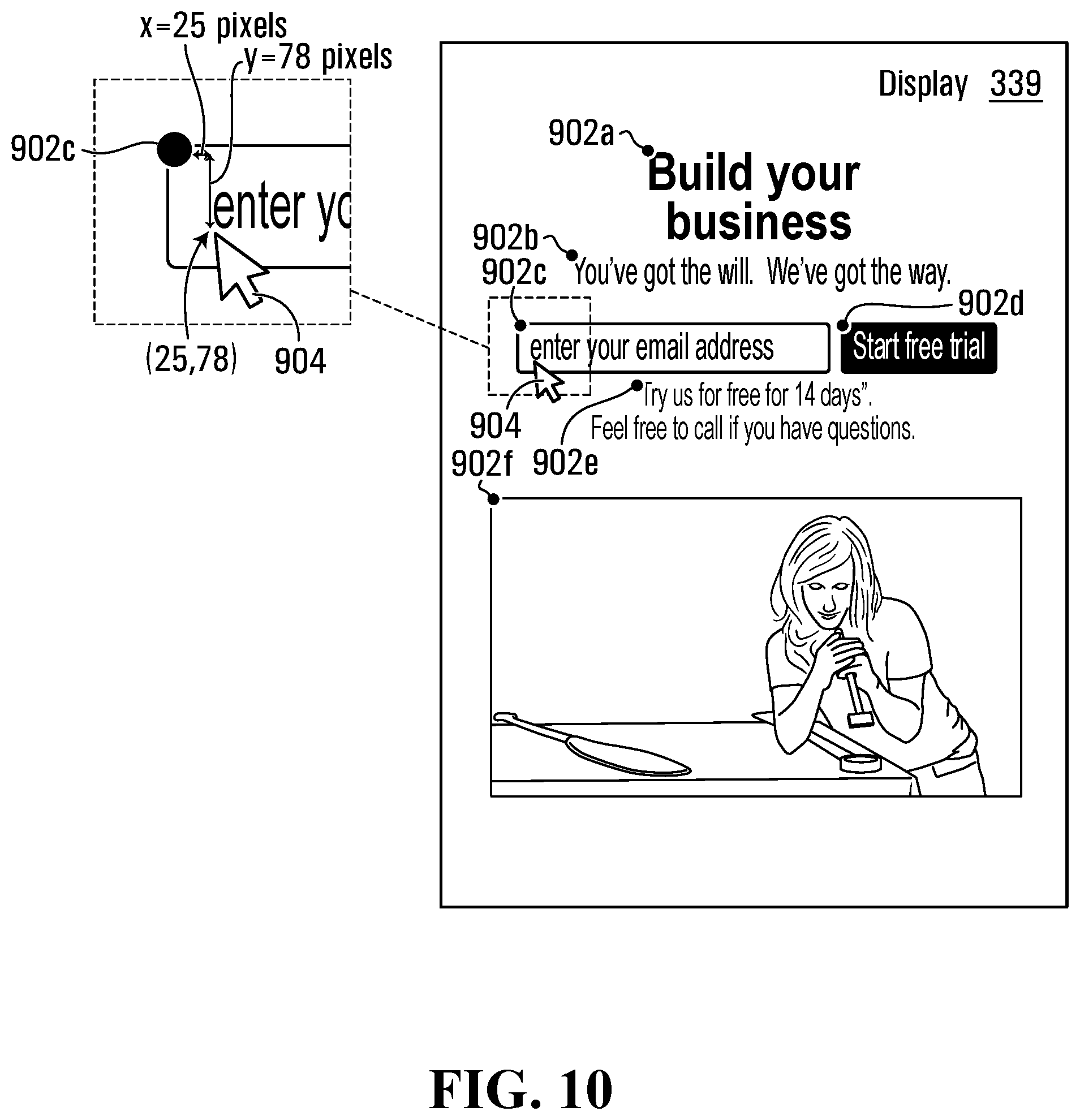 Patent US12099775 Figure 9 – Systems and methods for displaying a cursor on another user device