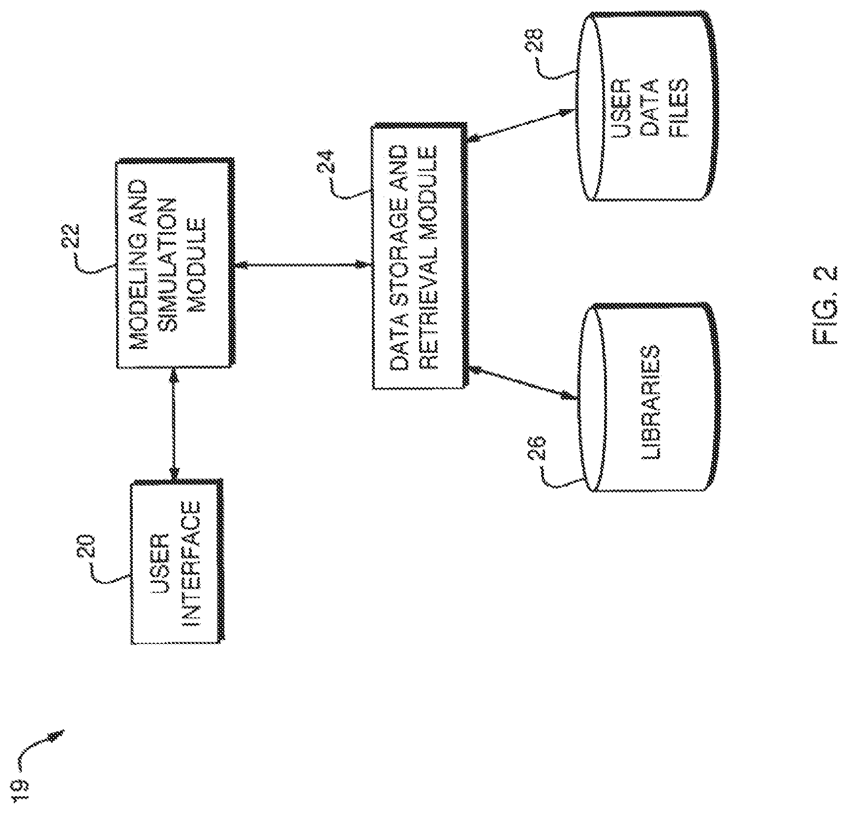 Patent US12099787 Figure 2 – System and method for accessing settings in a multiphysics modeling system using a model tree
