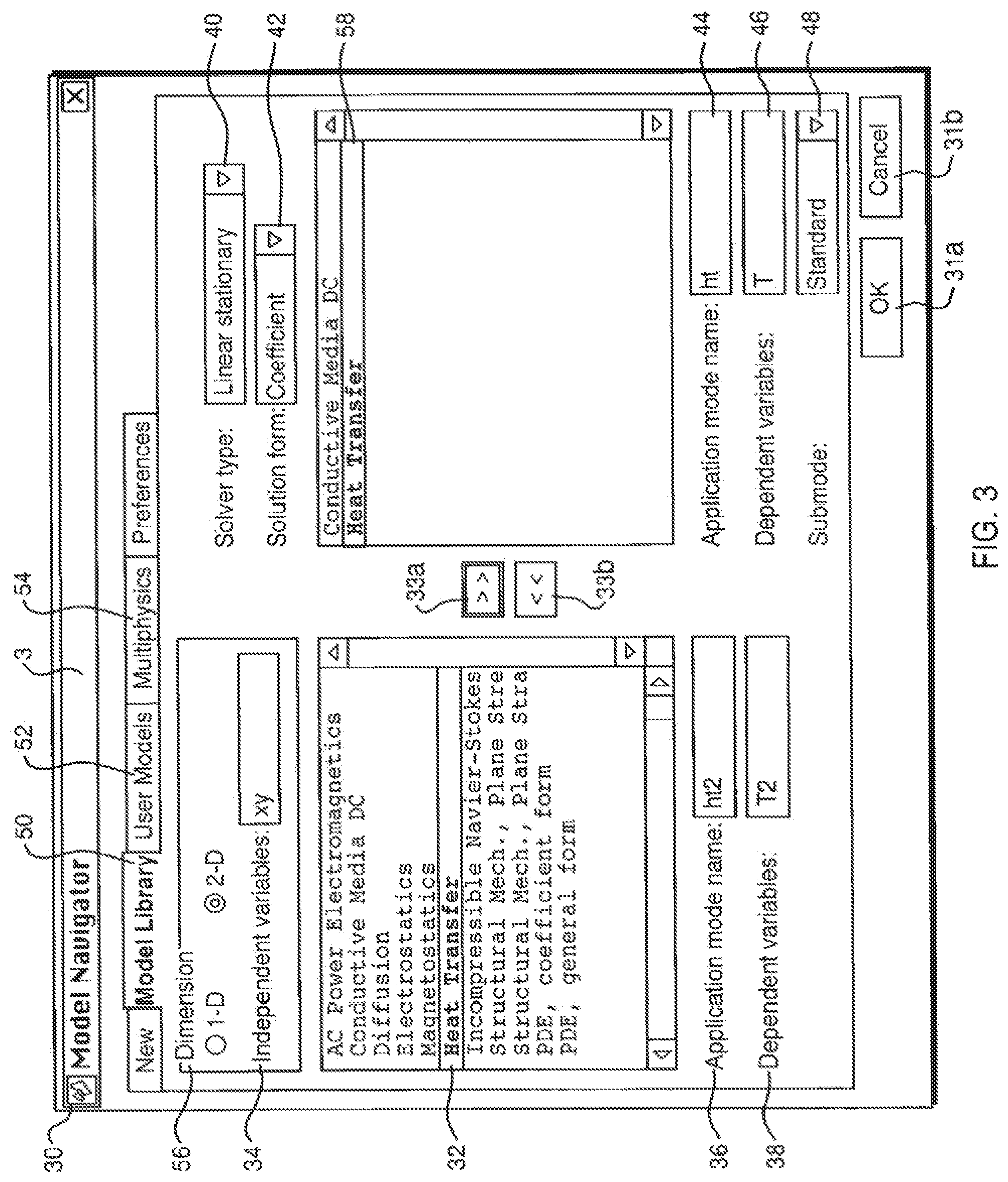 Patent US12099787 Figure 3 – System and method for accessing settings in a multiphysics modeling system using a model tree