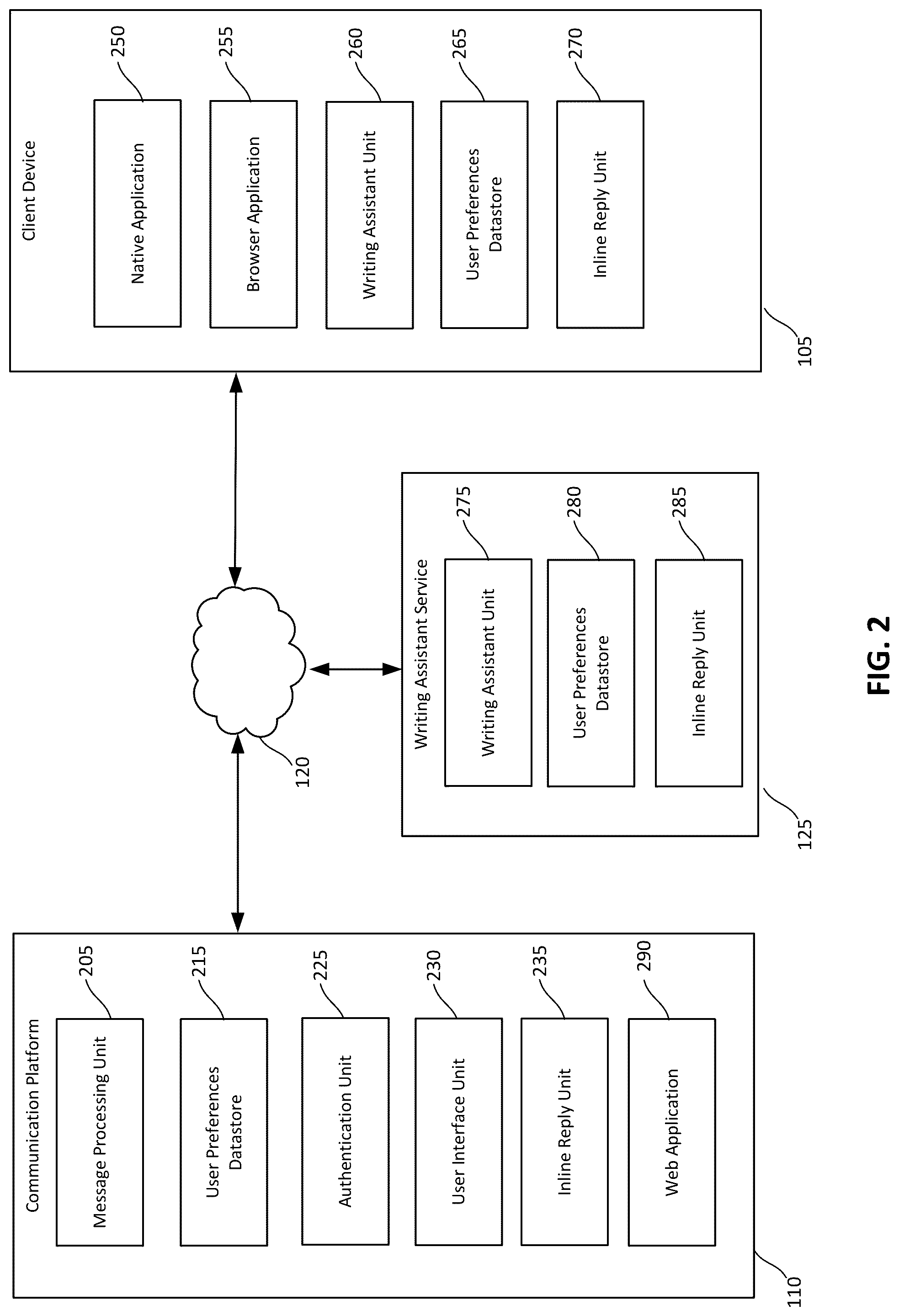 Patent US12099797 Figure 2 – Techniques for automatically adjusting font attributes for inline replies in email messages