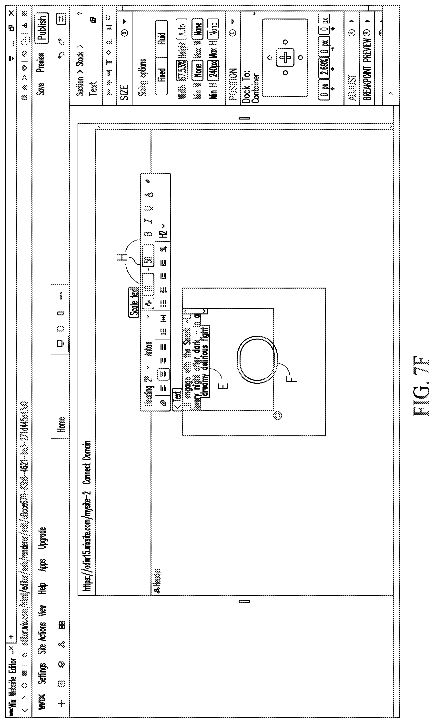 Patent US12099799 Figure 11 – System and method providing responsive editing and viewing, integrating hierarchical fluid components and dynamic layout