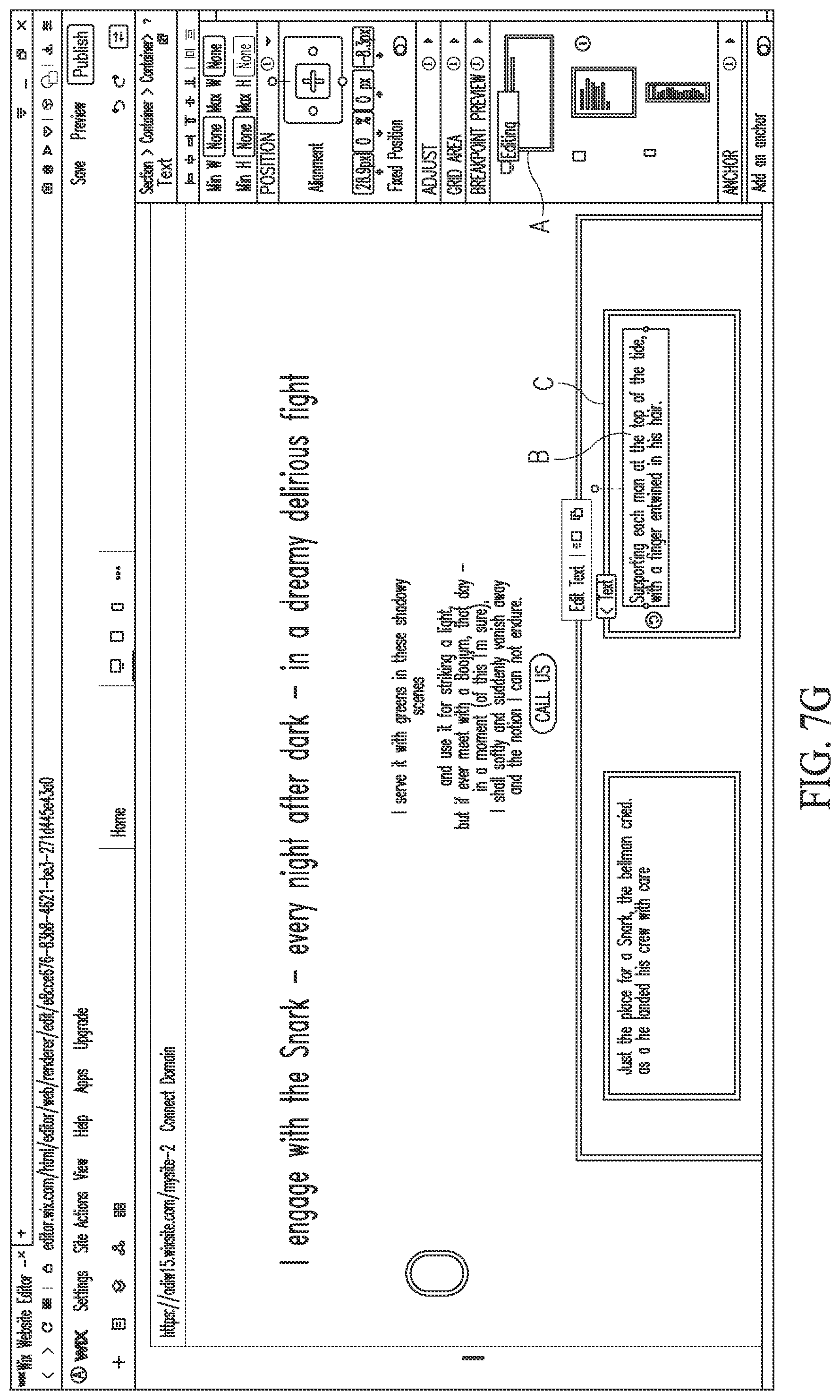 Patent US12099799 Figure 12 – System and method providing responsive editing and viewing, integrating hierarchical fluid components and dynamic layout