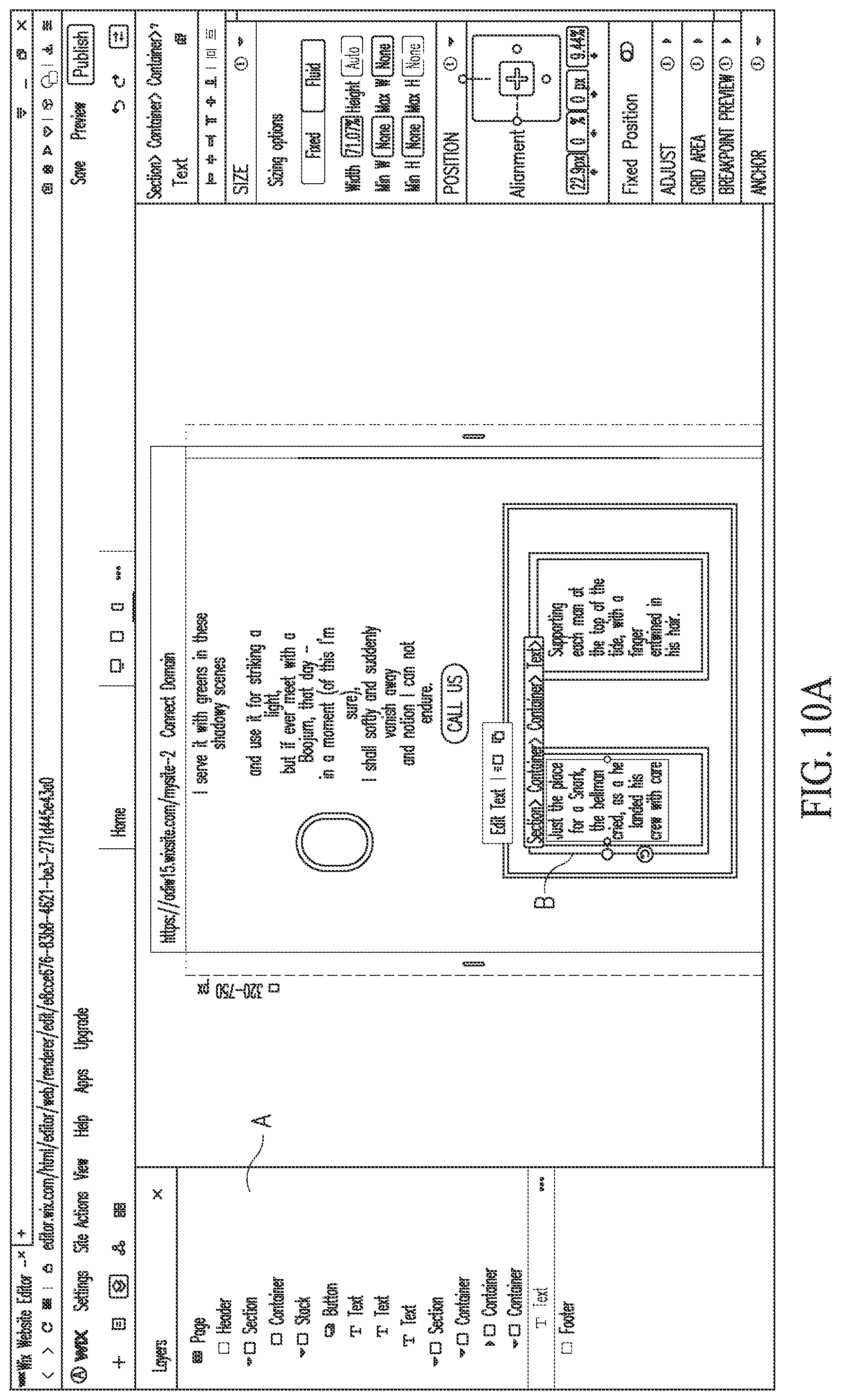 Patent US12099799 Figure 19 – System and method providing responsive editing and viewing, integrating hierarchical fluid components and dynamic layout