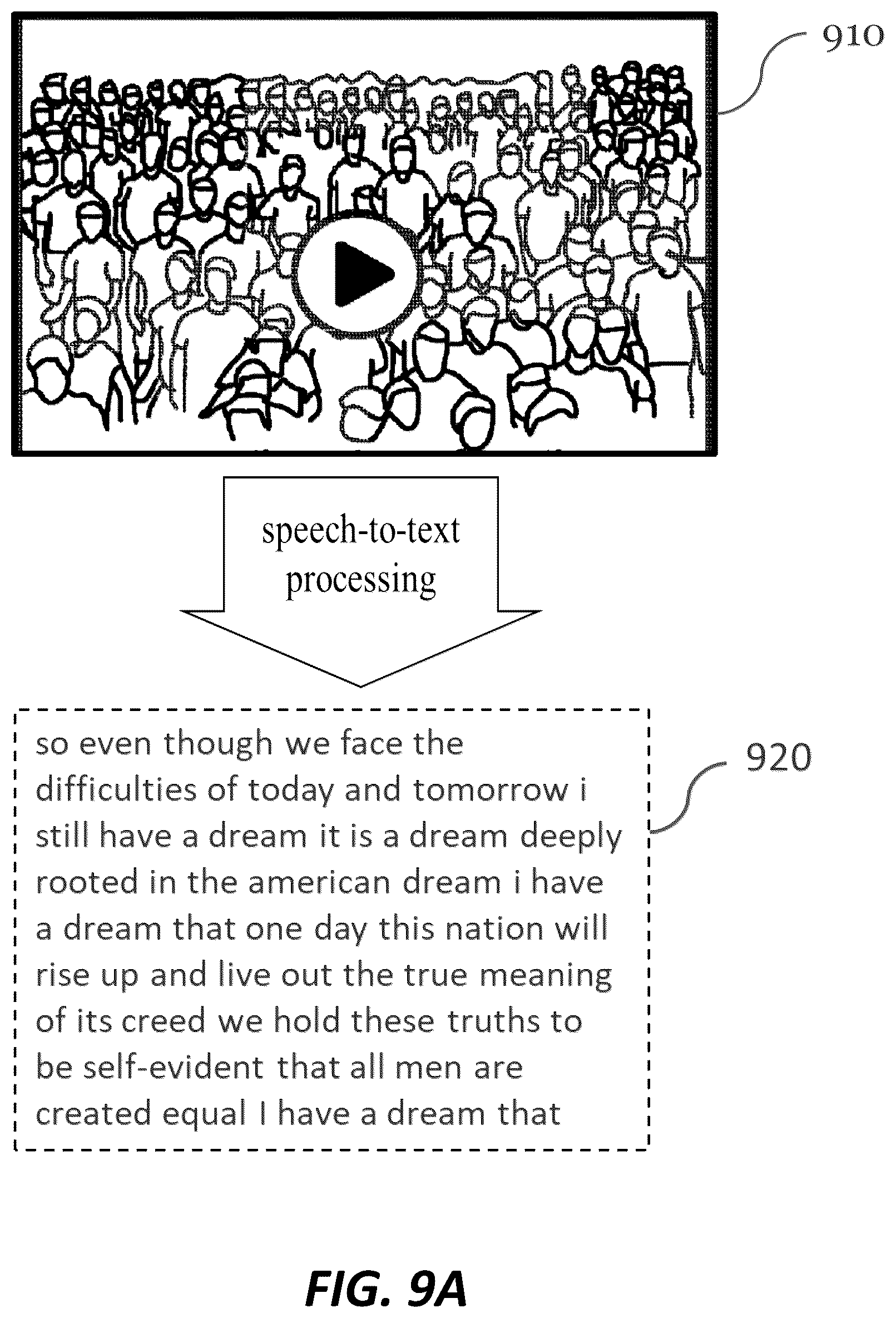 Patent US12099815 Figure 10 – Providing subtitle for video content in spoken language
