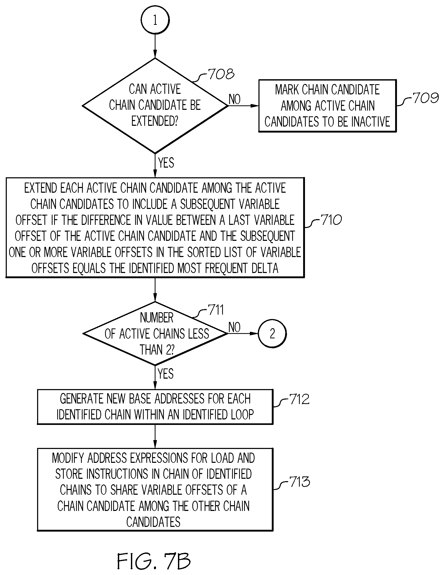 Patent US12099823 Figure 8 – Reducing register pressure