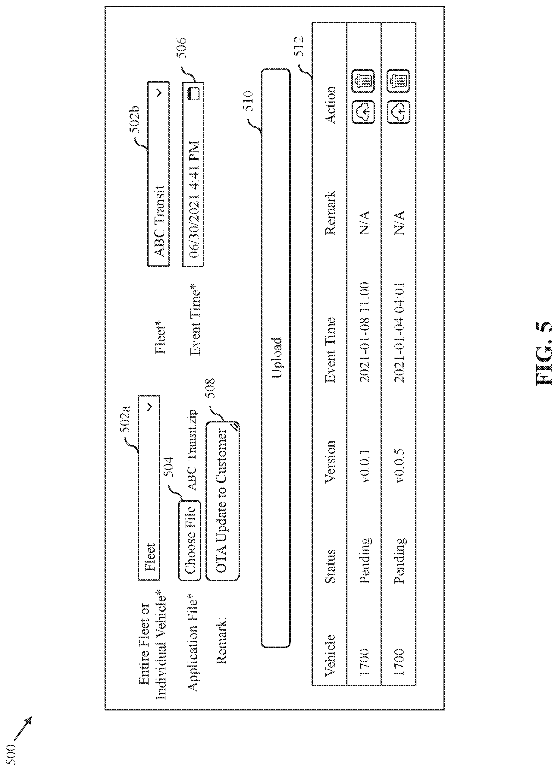 Patent US12099825 Figure 5 – System and method for performing over-the-air update
