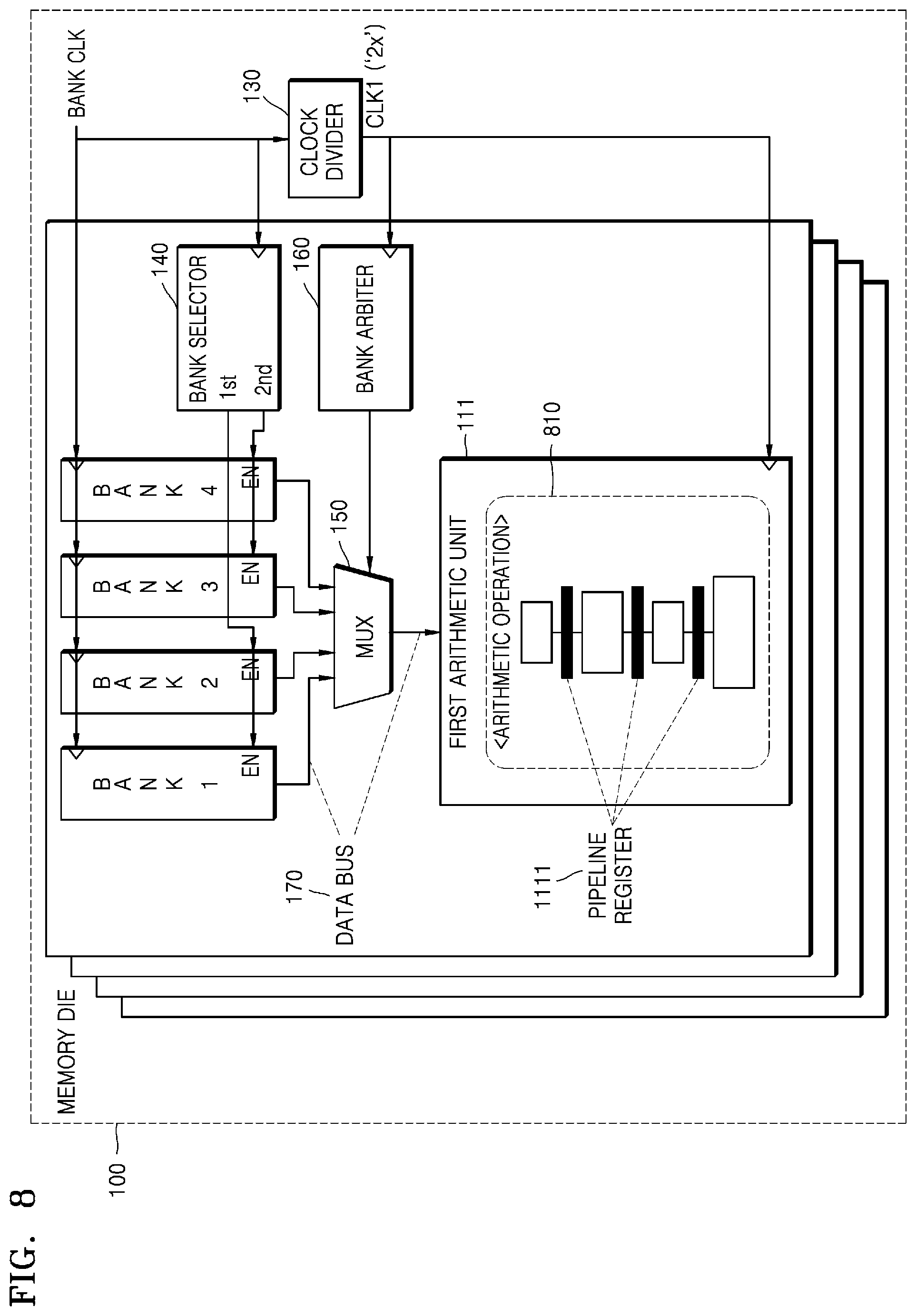 Patent US12099839 Figure 10 – Memory device for performing in-memory processing