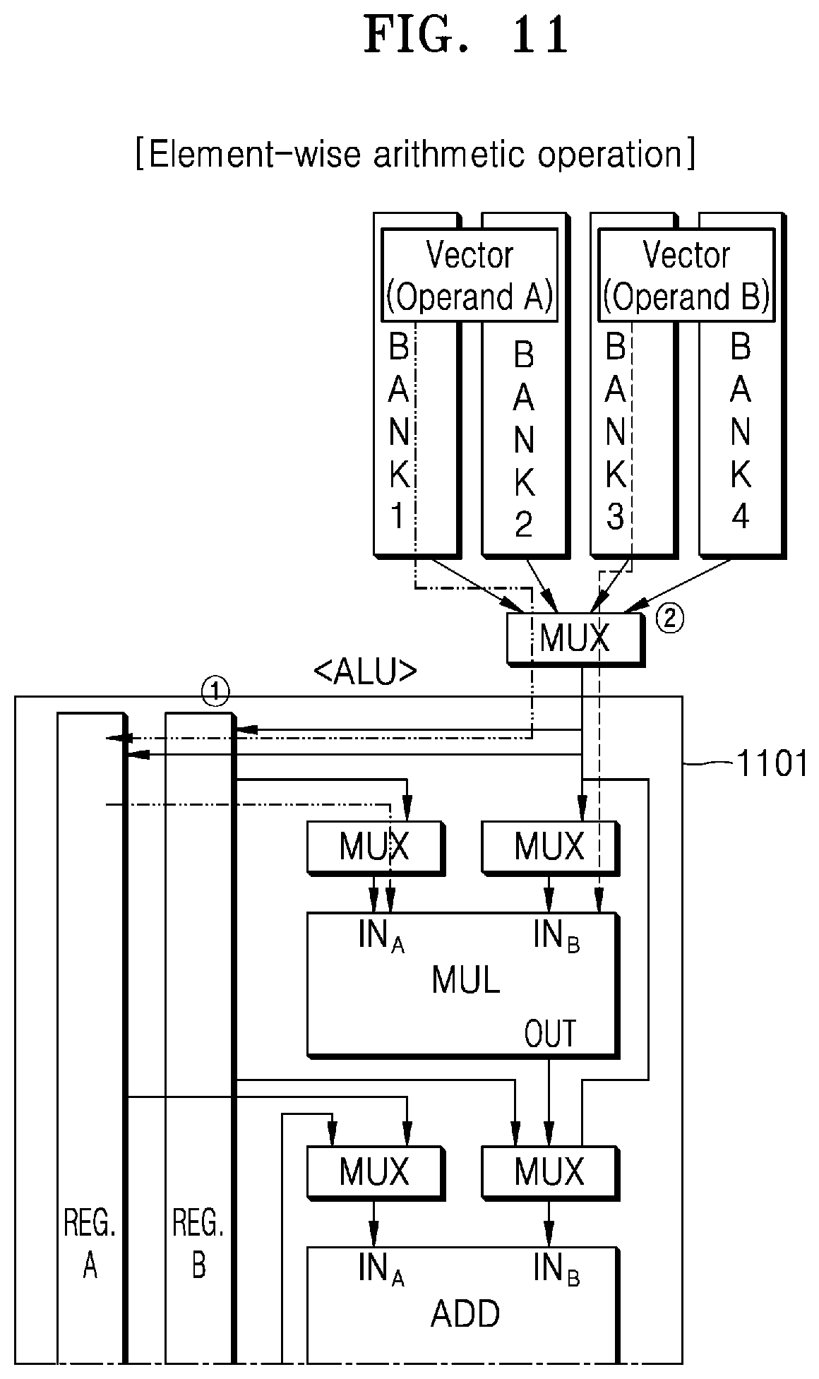 Patent US12099839 Figure 13 – Memory device for performing in-memory processing