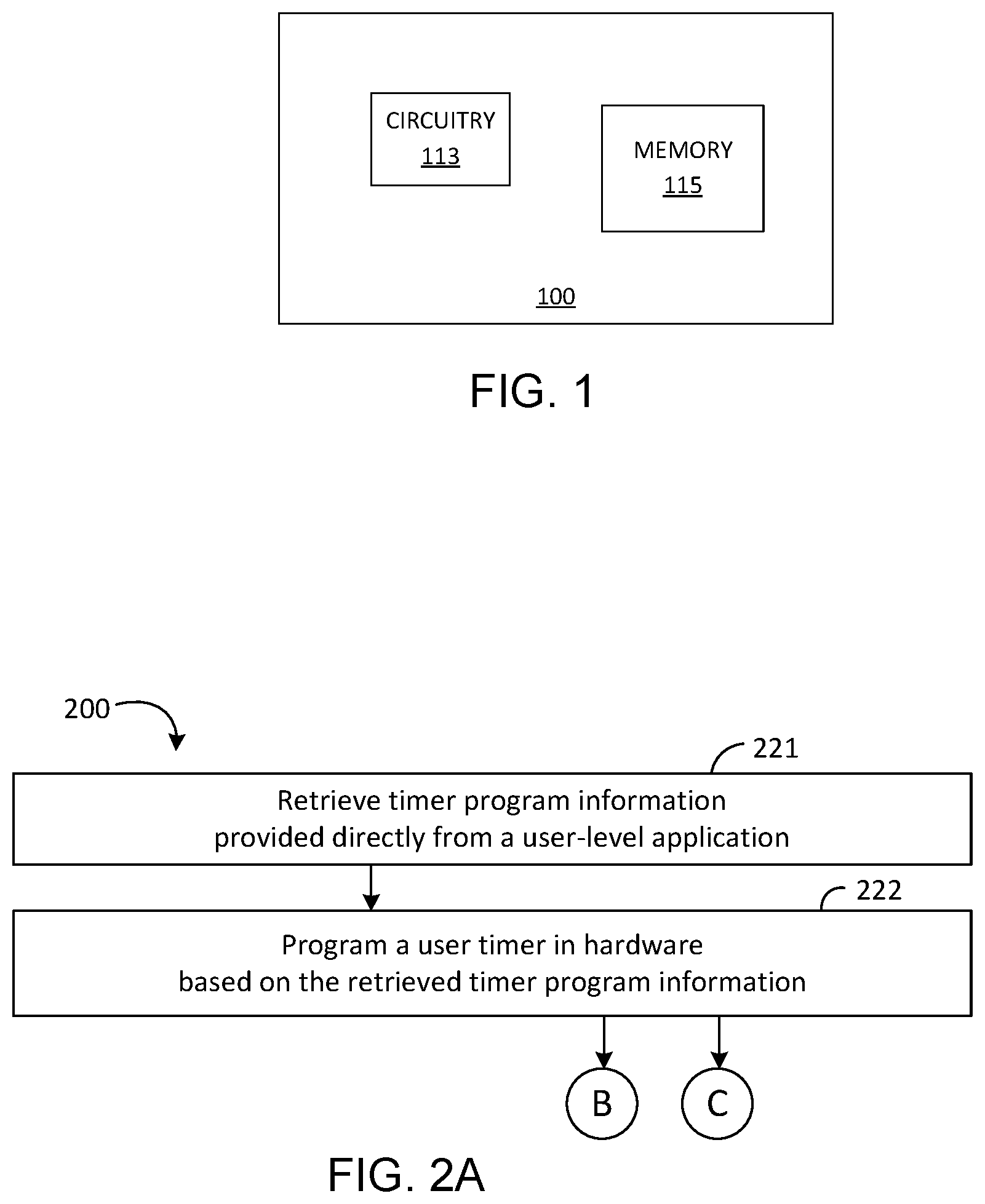 Patent US12099841 Figure 1 – User timer directly programmed by application