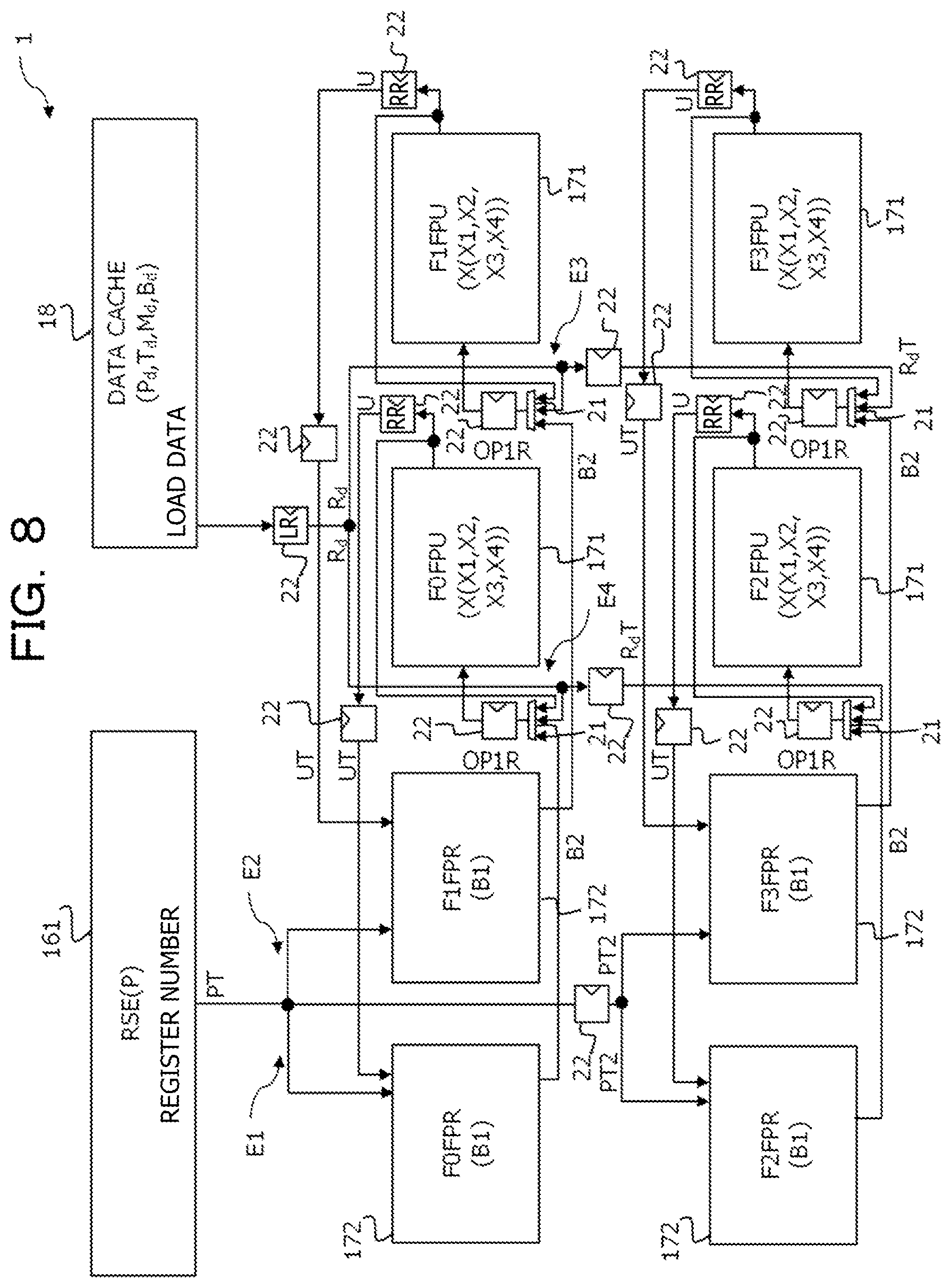 Patent US12099842 Figure 8 – Arithmetic processing device and arithmetic processing method