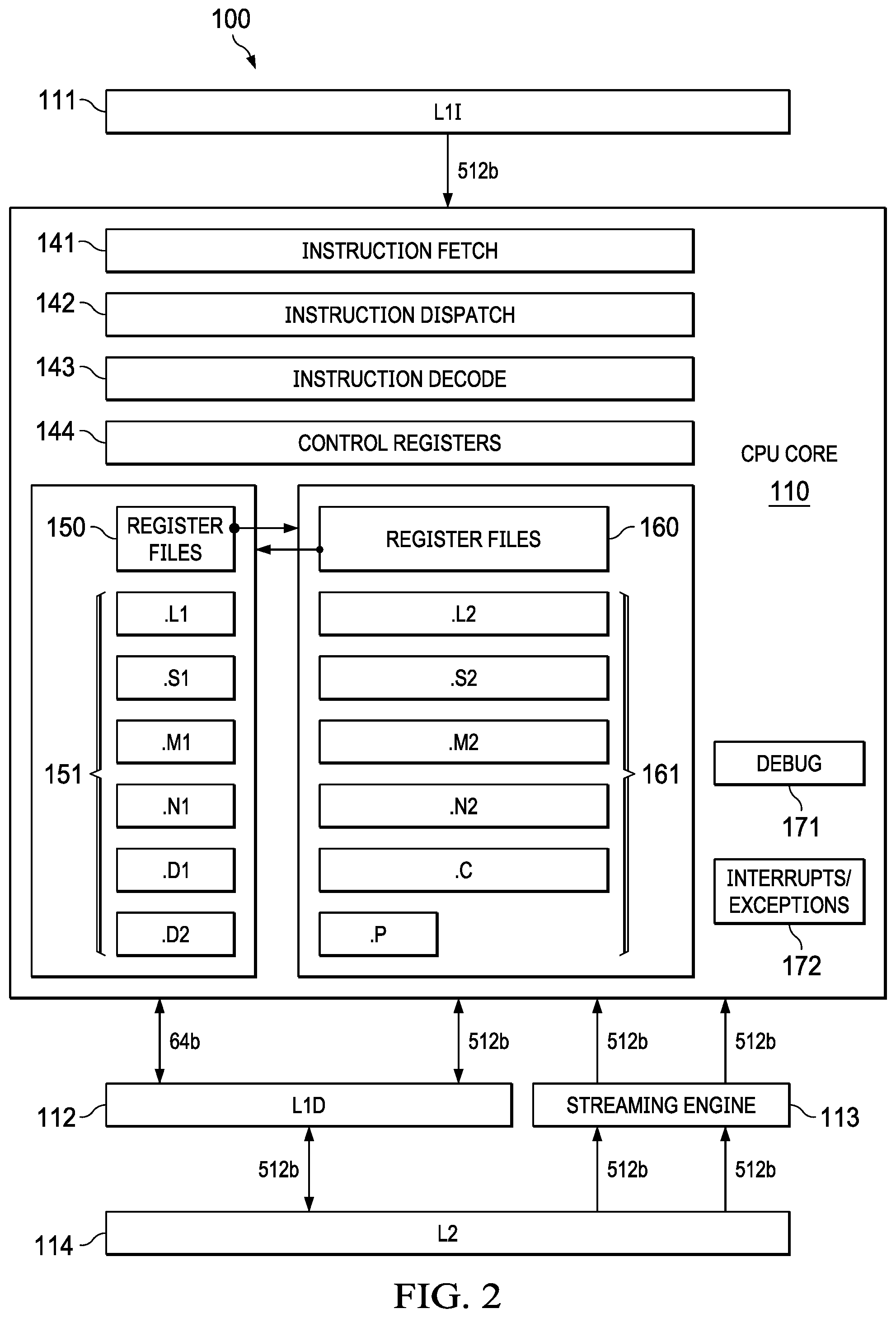 Patent US12099843 Figure 2 – Streaming address generation