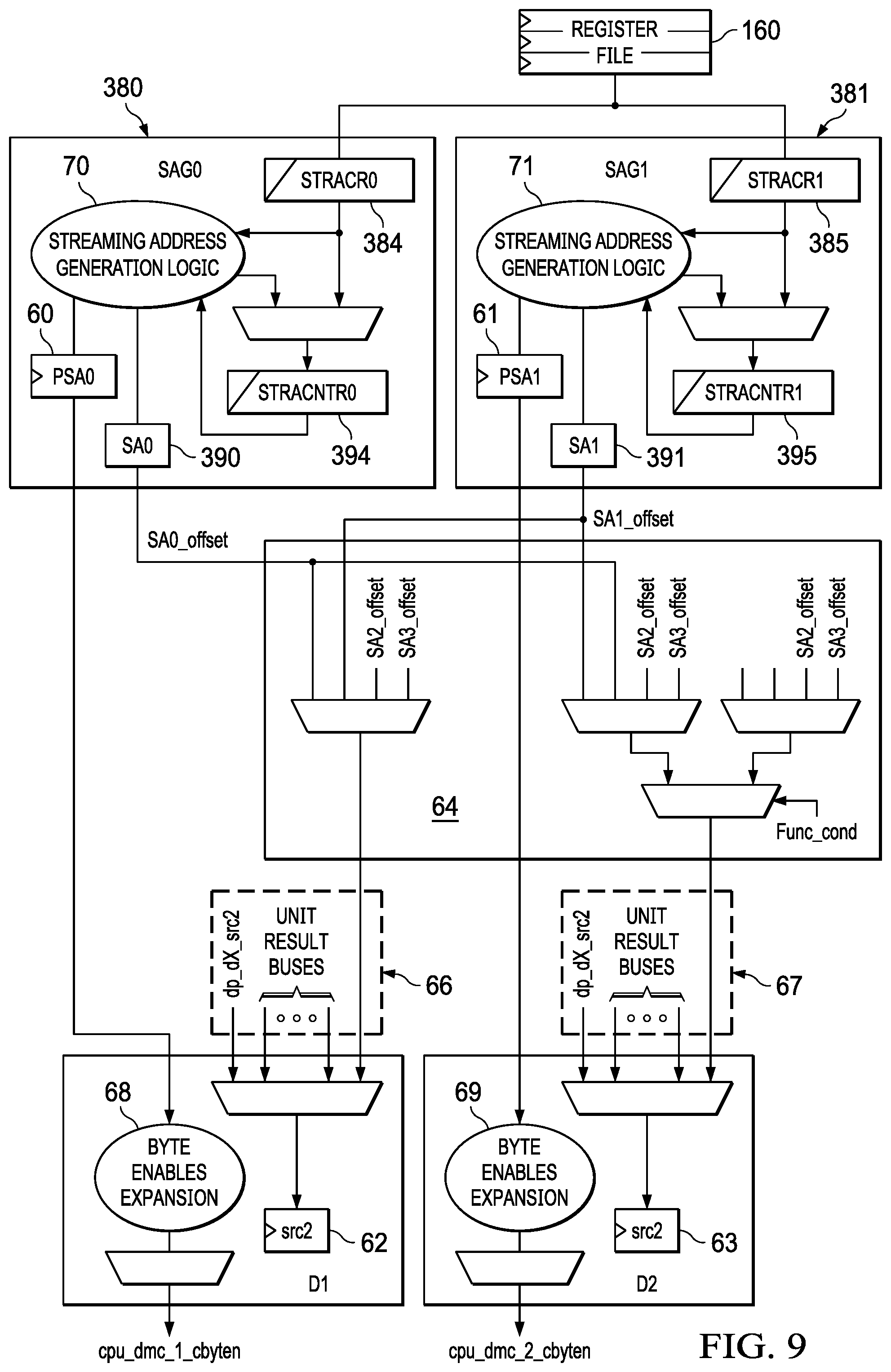 Patent US12099843 Figure 7 – Streaming address generation