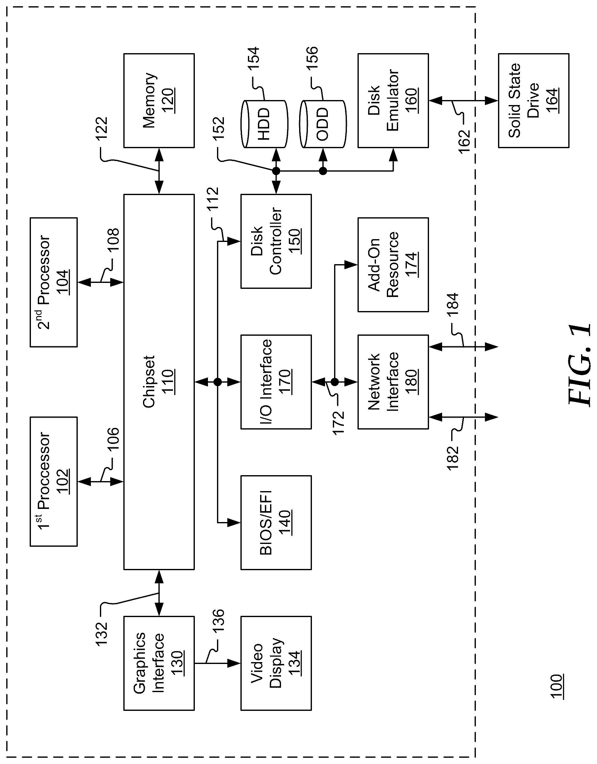 Patent US12099852 Figure 1 – Location-based computer configuration