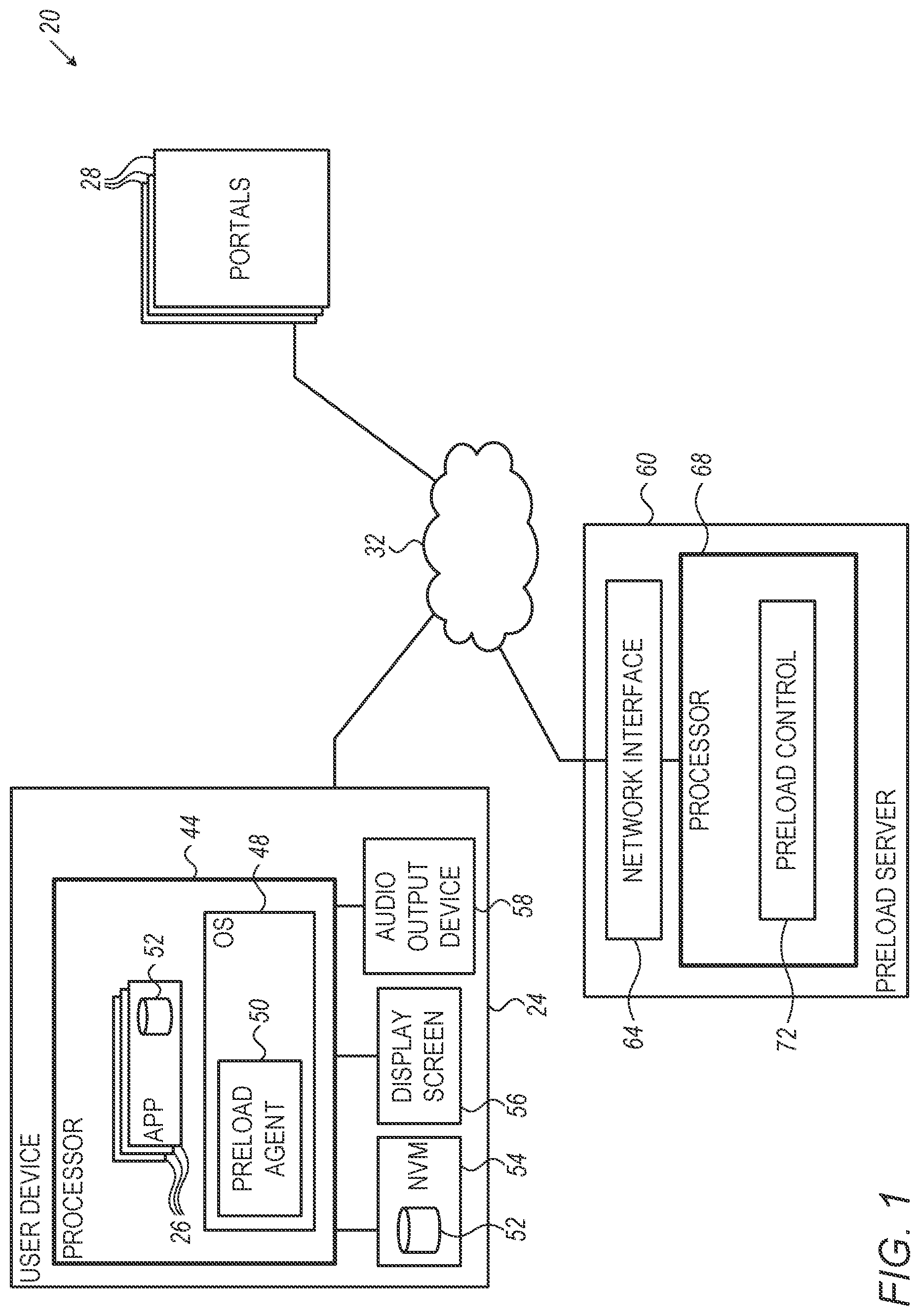 Patent US12099854 Figure 1 – Techniques for detecting completion of preloading of user applications